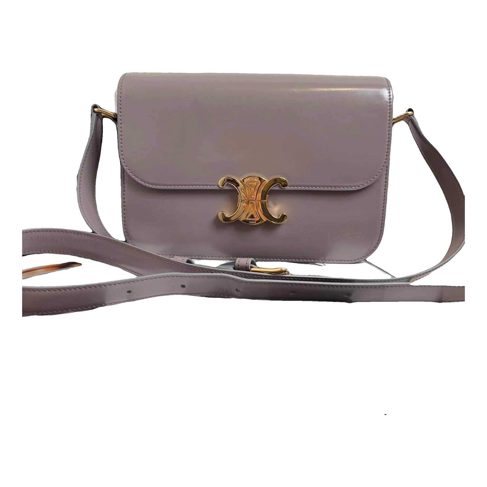 Triomphe leather handbag