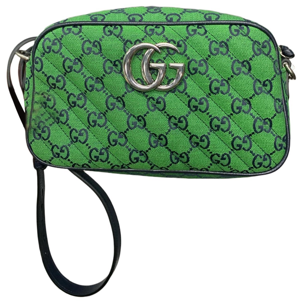 Pearly GG Marmont cloth crossbody bag