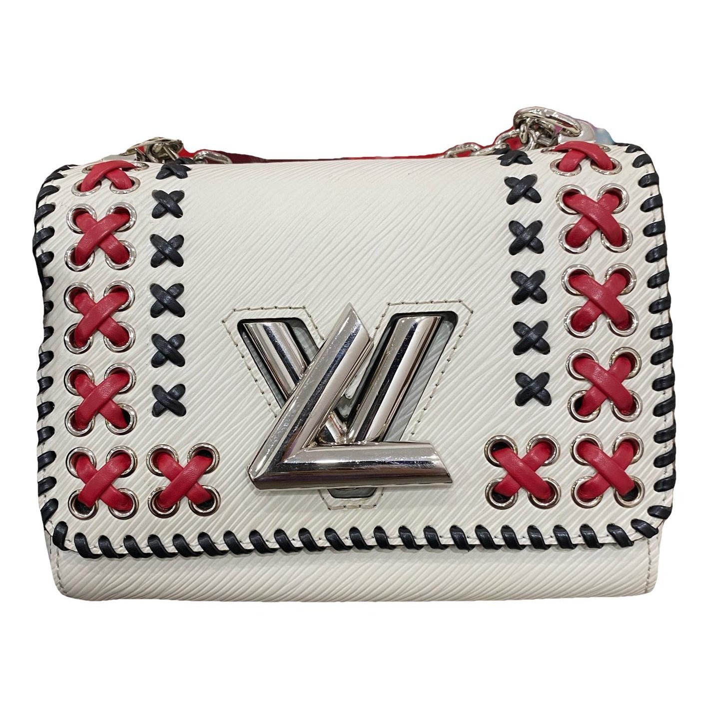 Twist leather handbag