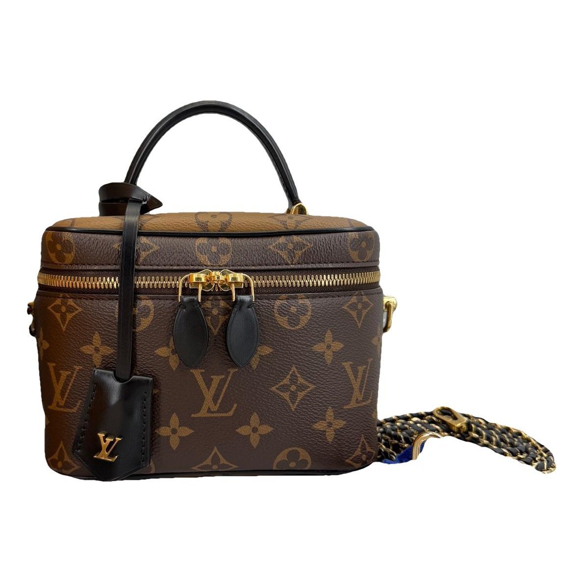 Vanity leather handbag