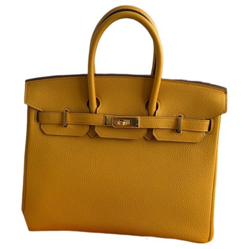 Birkin 25 leather handbag
