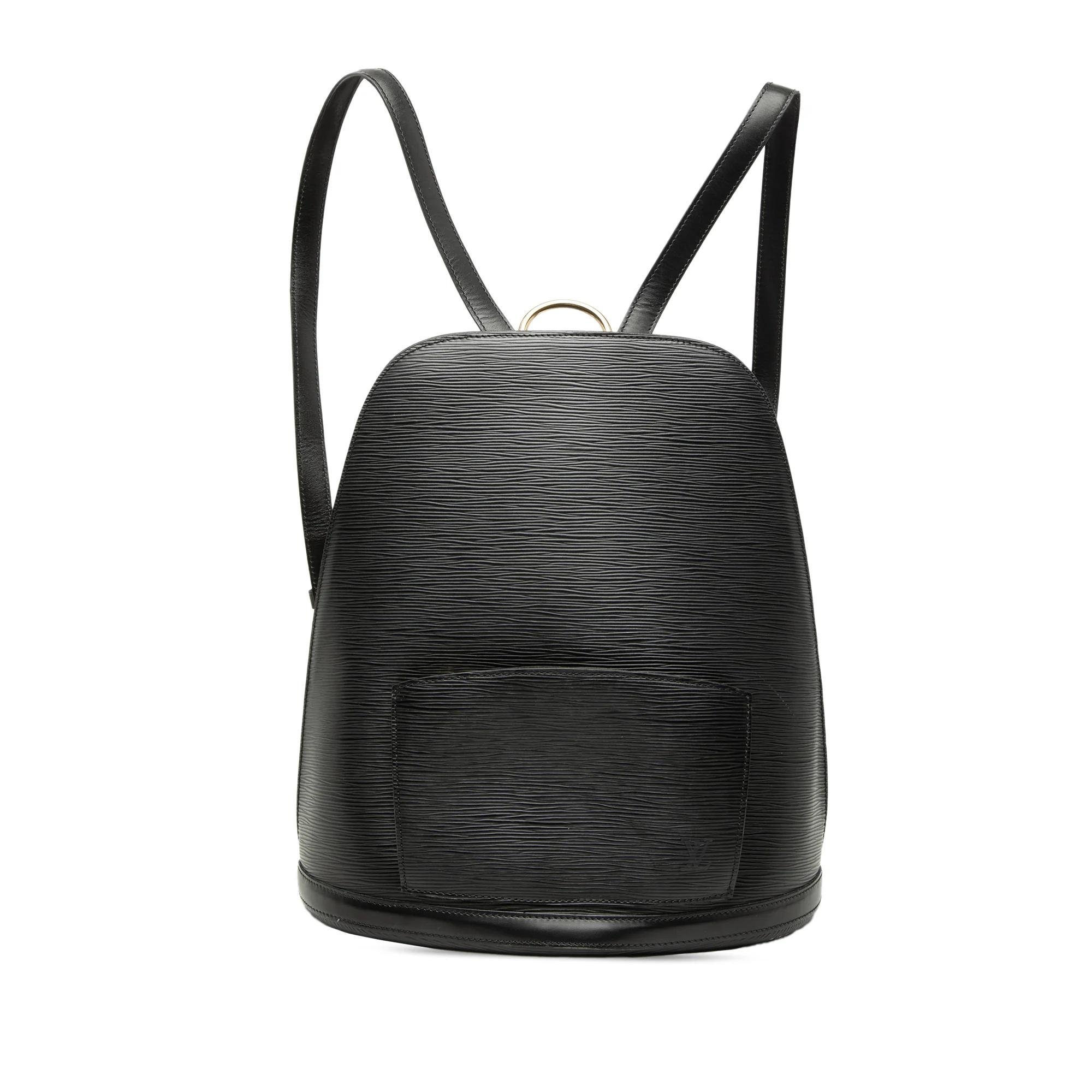 Leather backpack