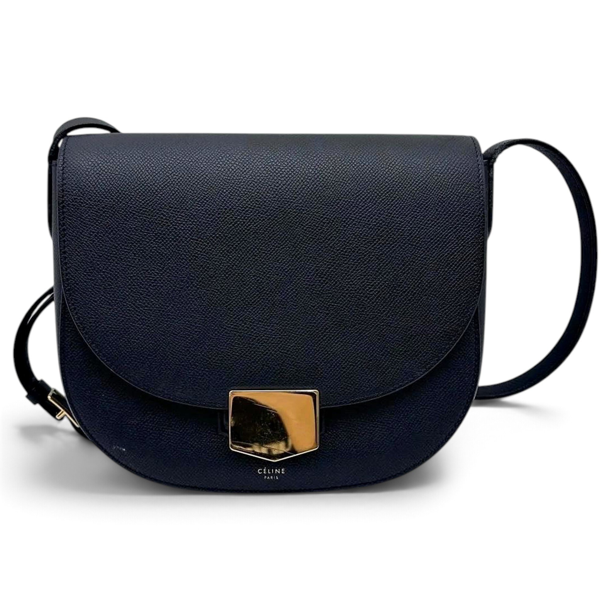 Trotteur leather crossbody bag