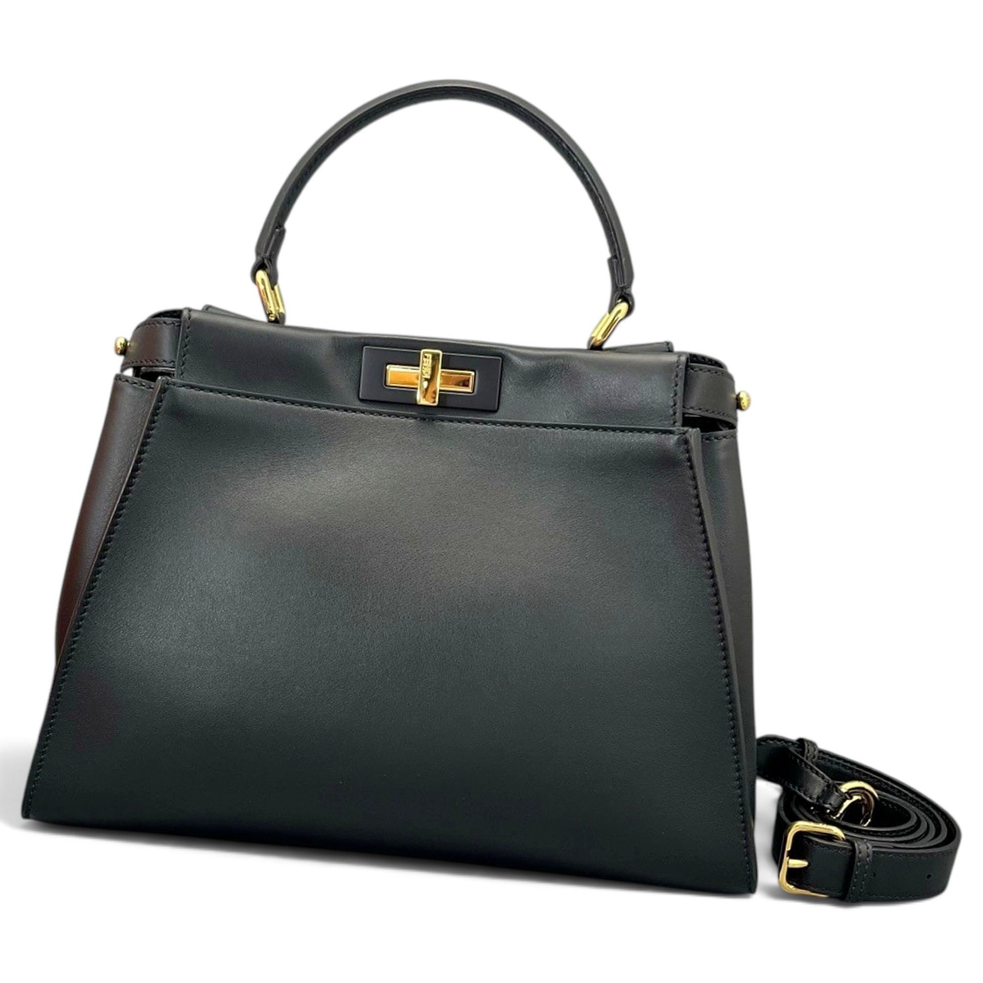 Peekaboo leather handbag