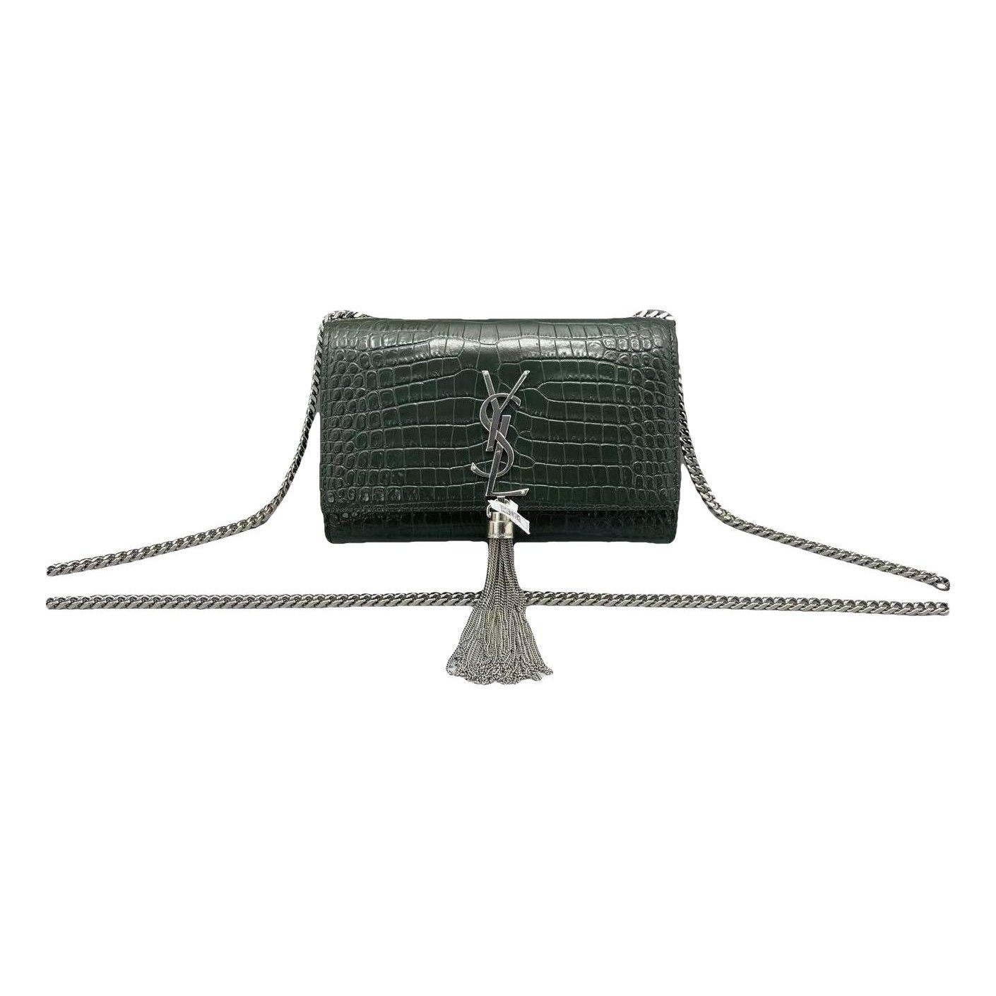 Pompom Kate leather handbag