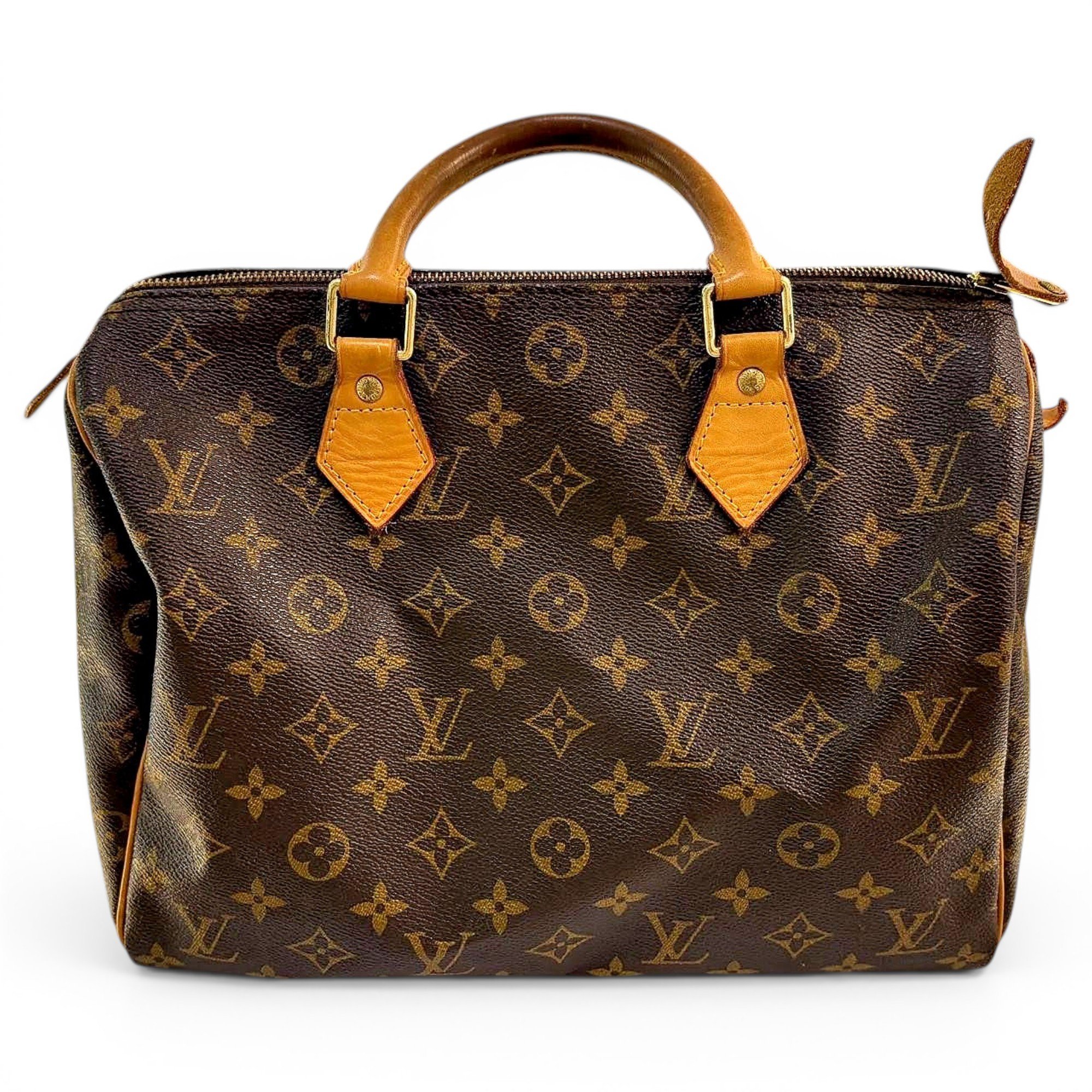 Leather bowling bag