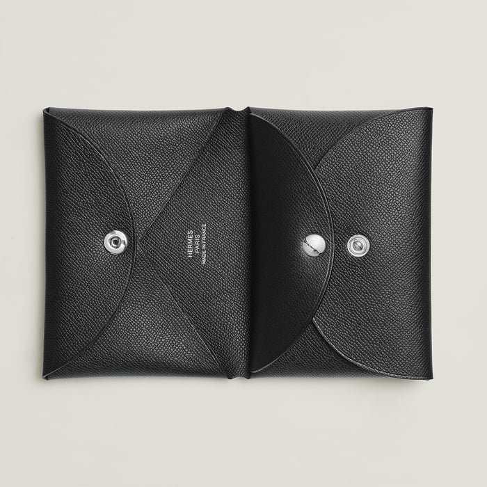 Noir Calvi Duo Compact Card Holder