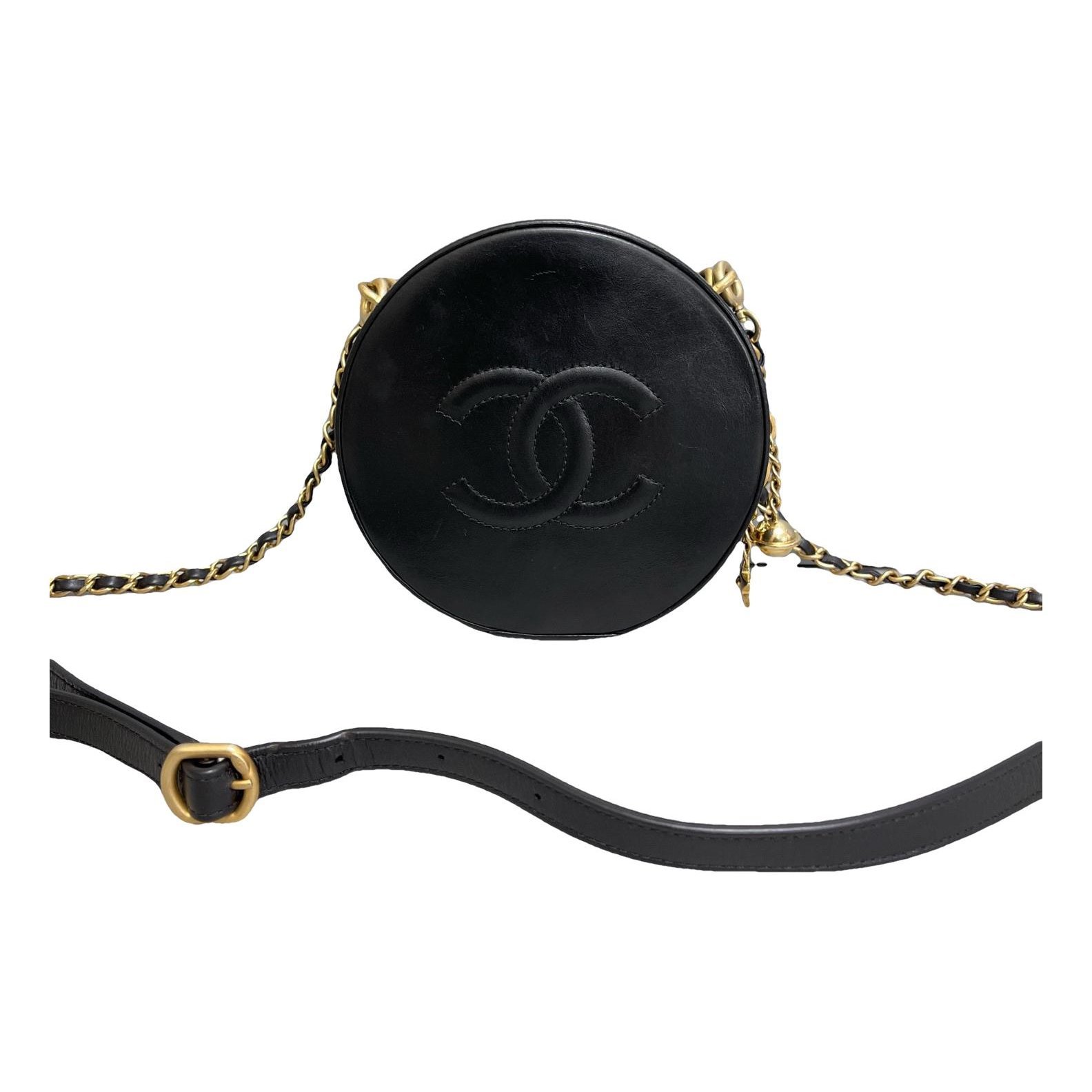 Vanity leather handbag
