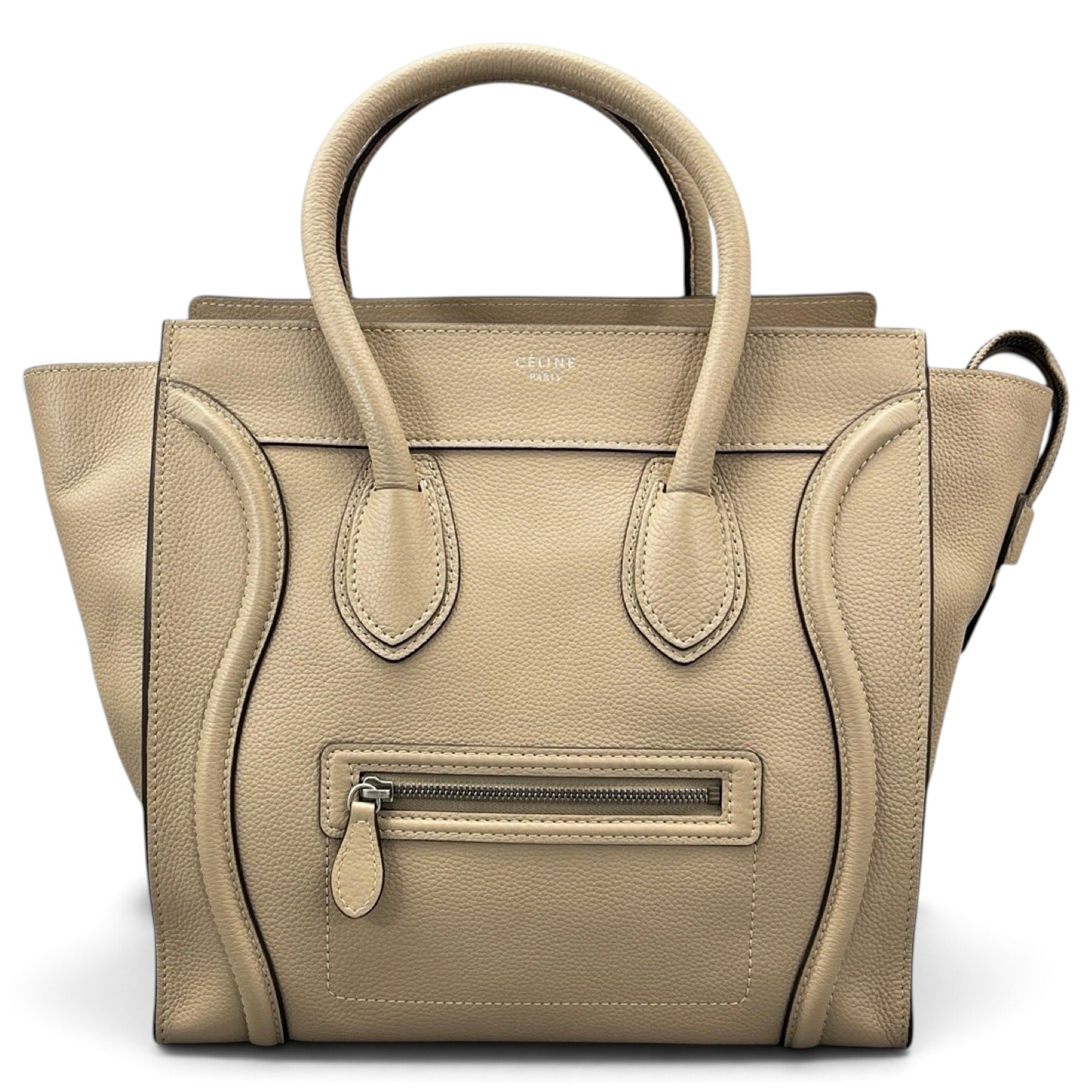 Luggage leather handbag
