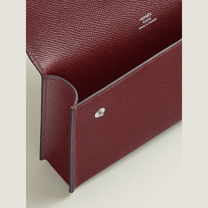 Rouge H Hermèsnap Wallet
