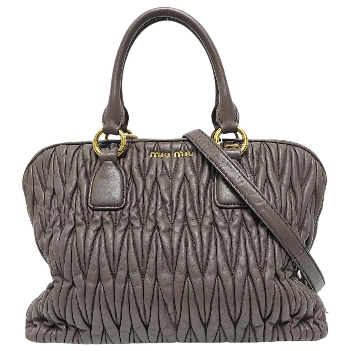Leather handbag