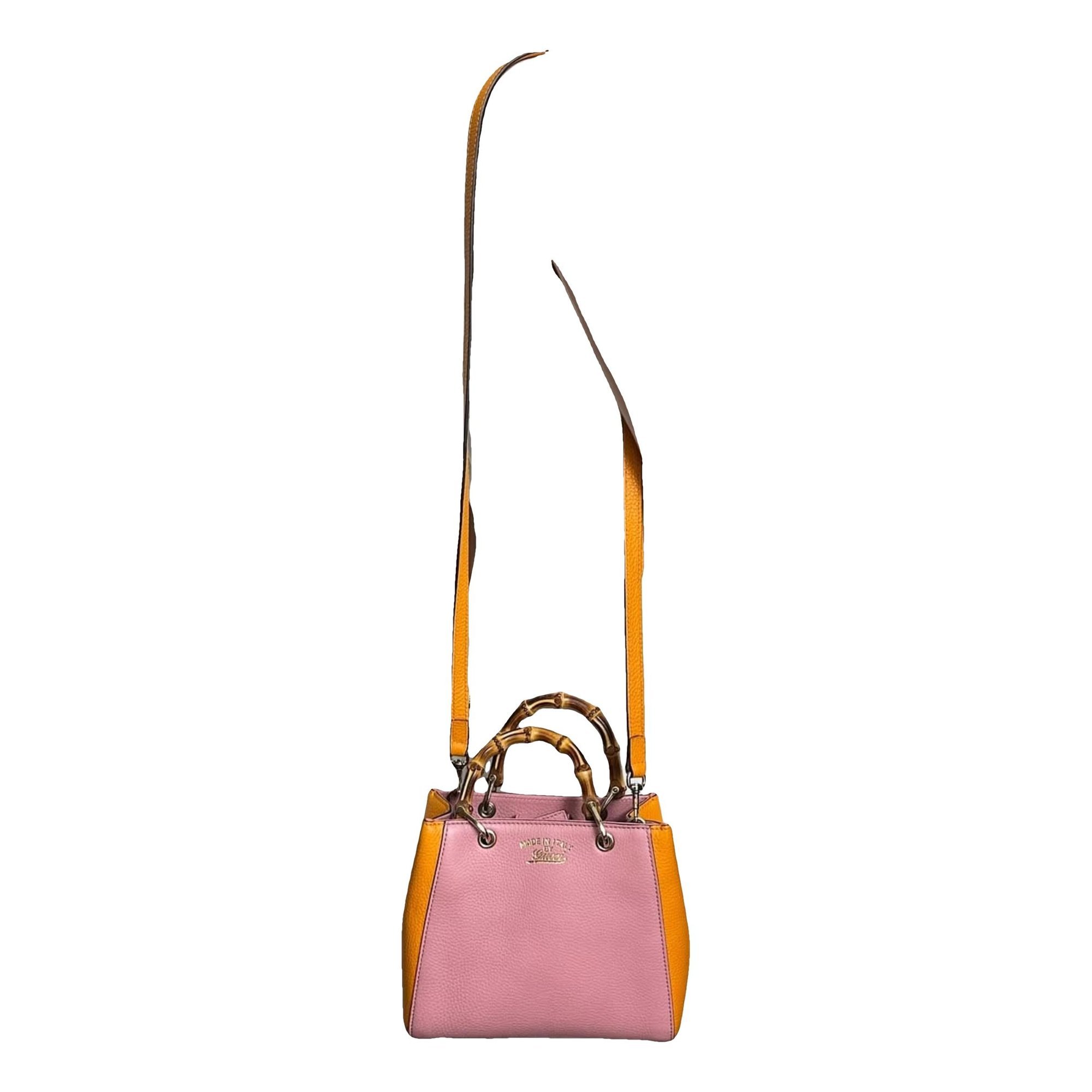 Bamboo pony-style calfskin satchel