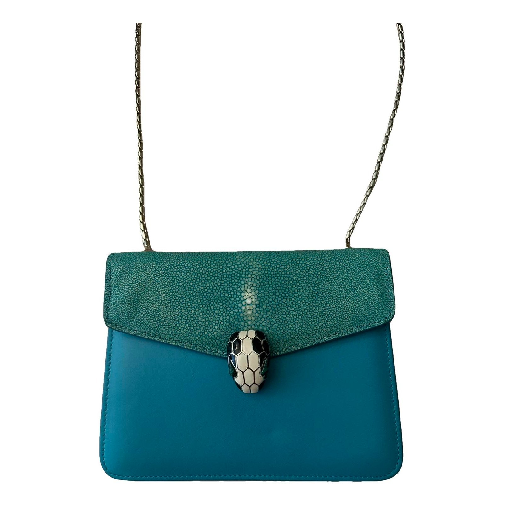 Serpenti leather crossbody bag