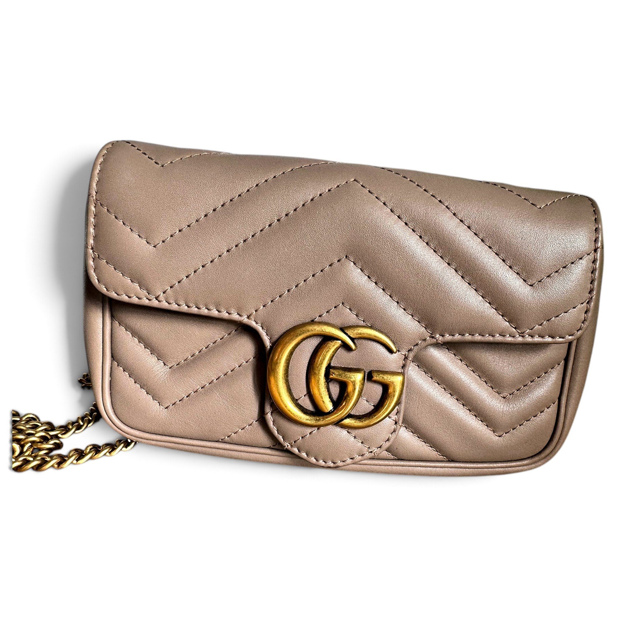 GG Marmont Flap leather crossbody bag