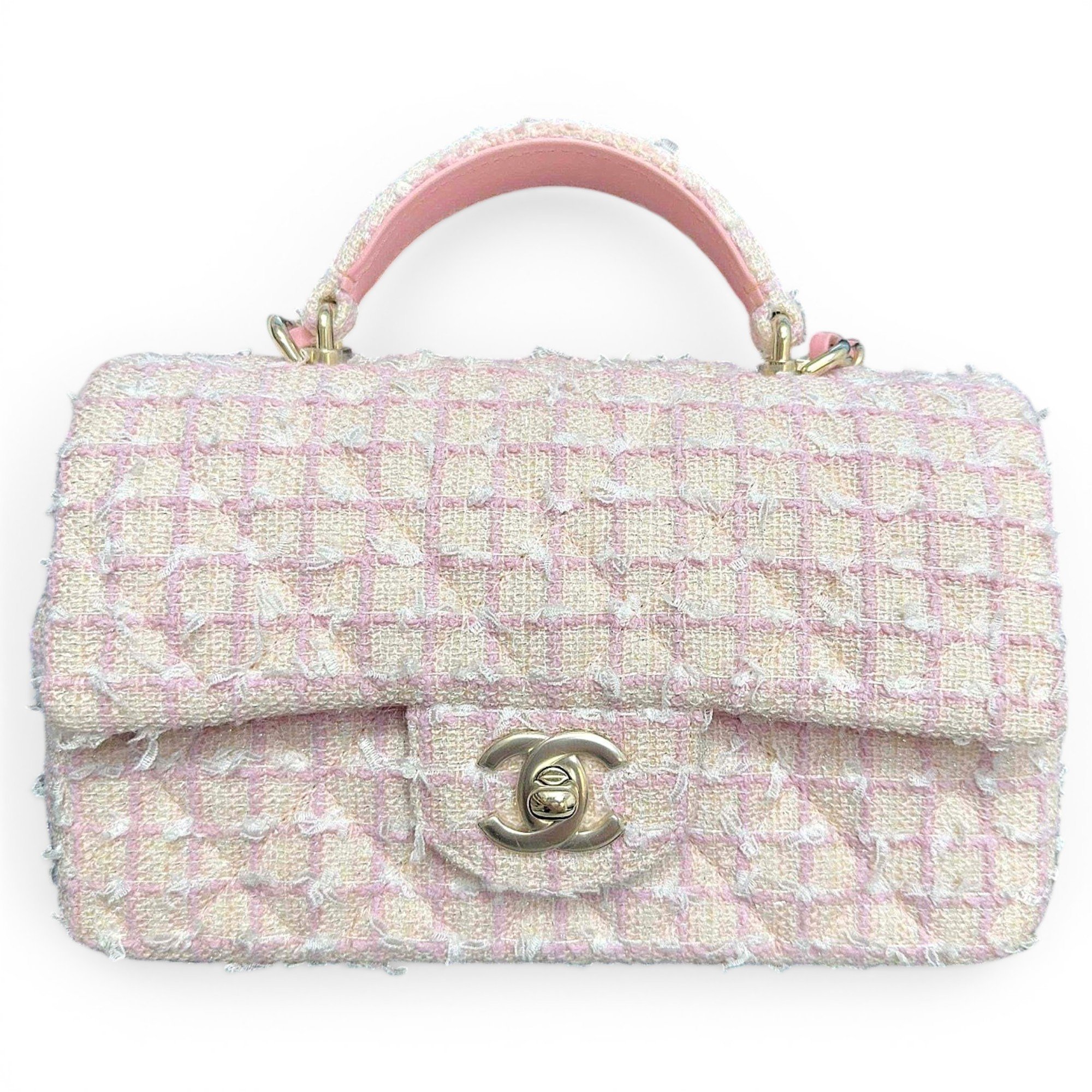 Timeless Classique Top Handle wool handbag