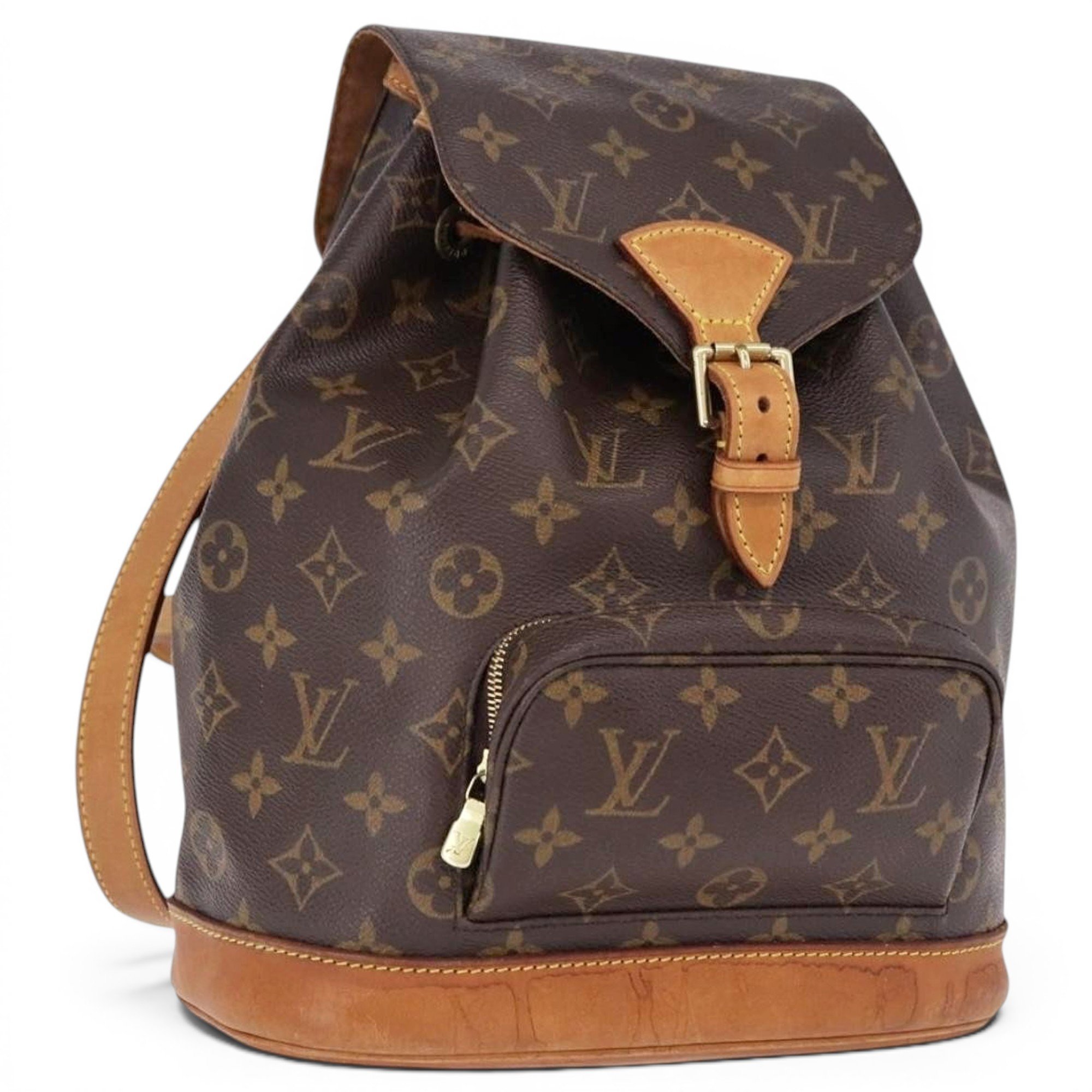 Louis Vuitton Montsouris leather backpack