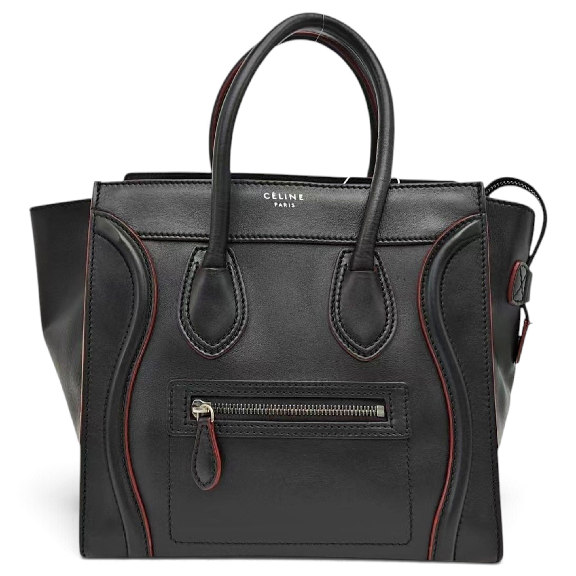 Luggage leather handbag