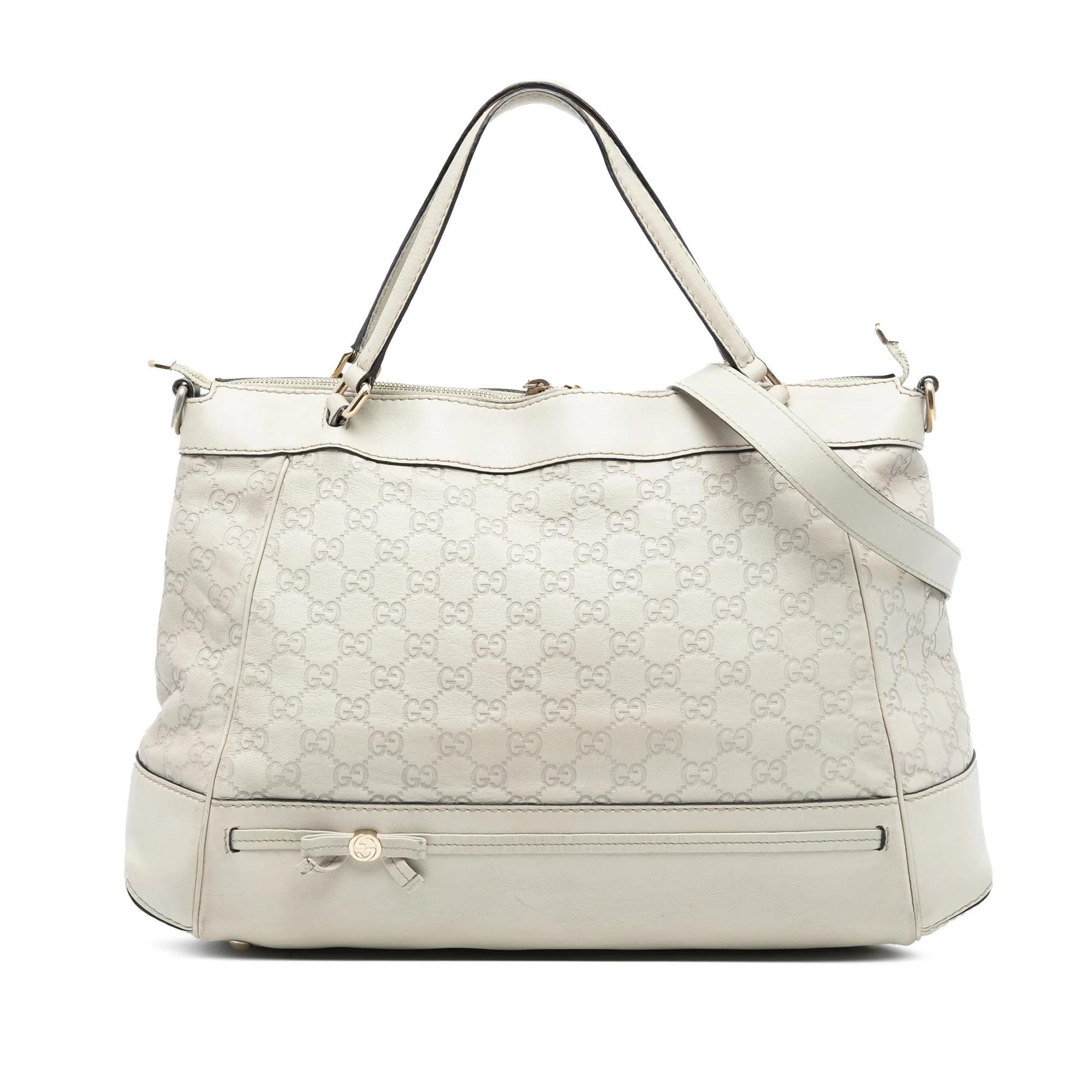 Leather satchel