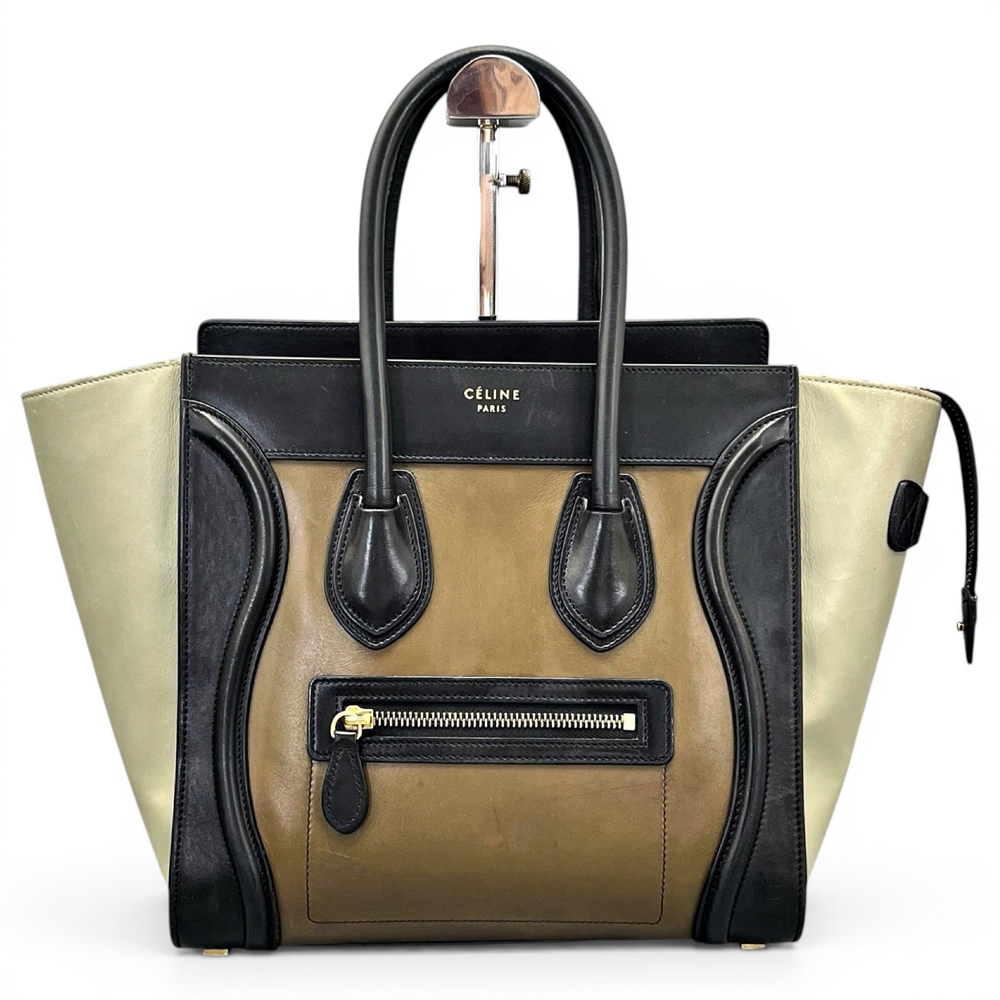 Luggage leather handbag
