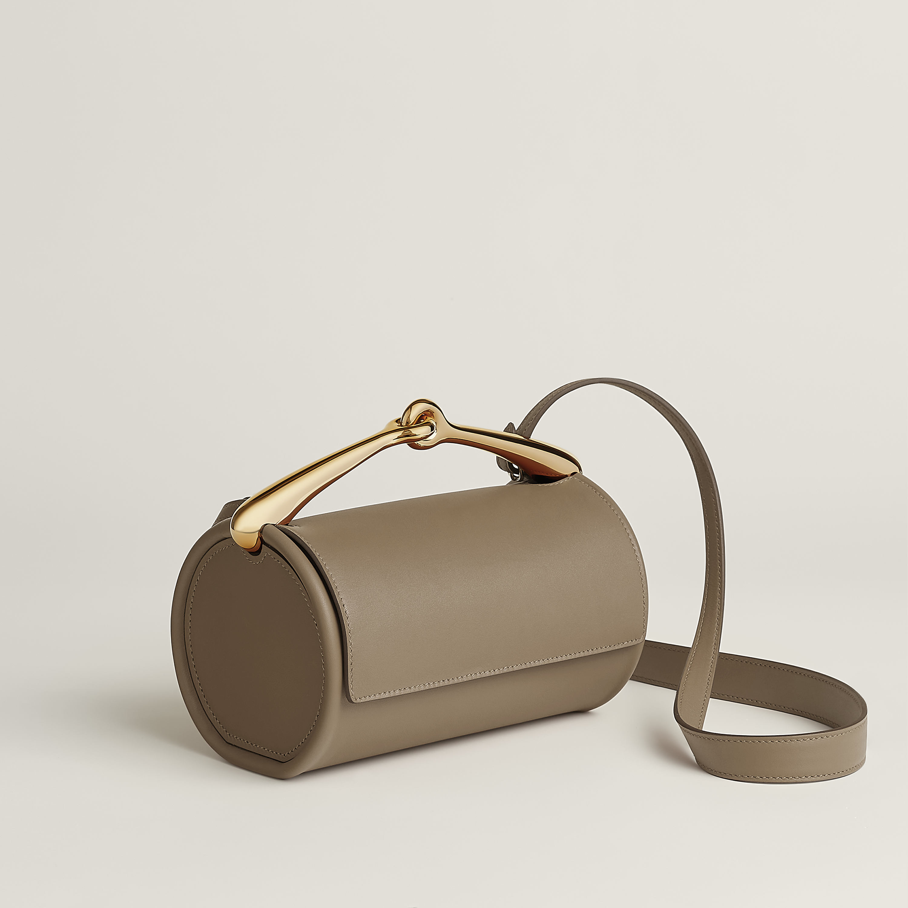 Hermès Maximors II calfskin Beige Marfa