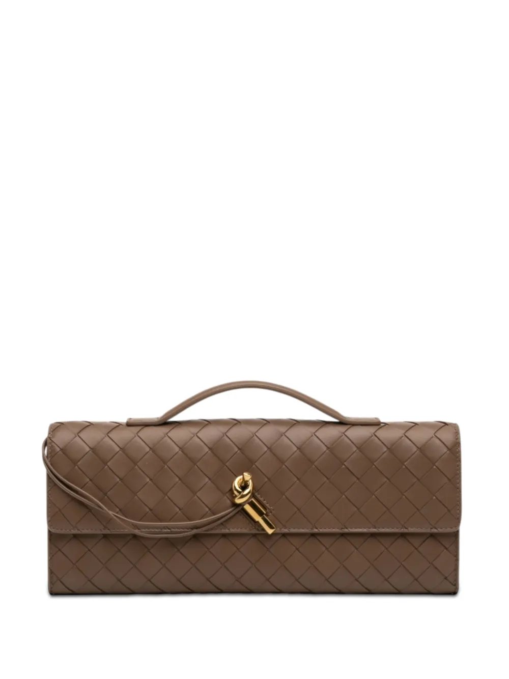 2012-2026 Lambskin Intrecciato Andiamo clutch bag