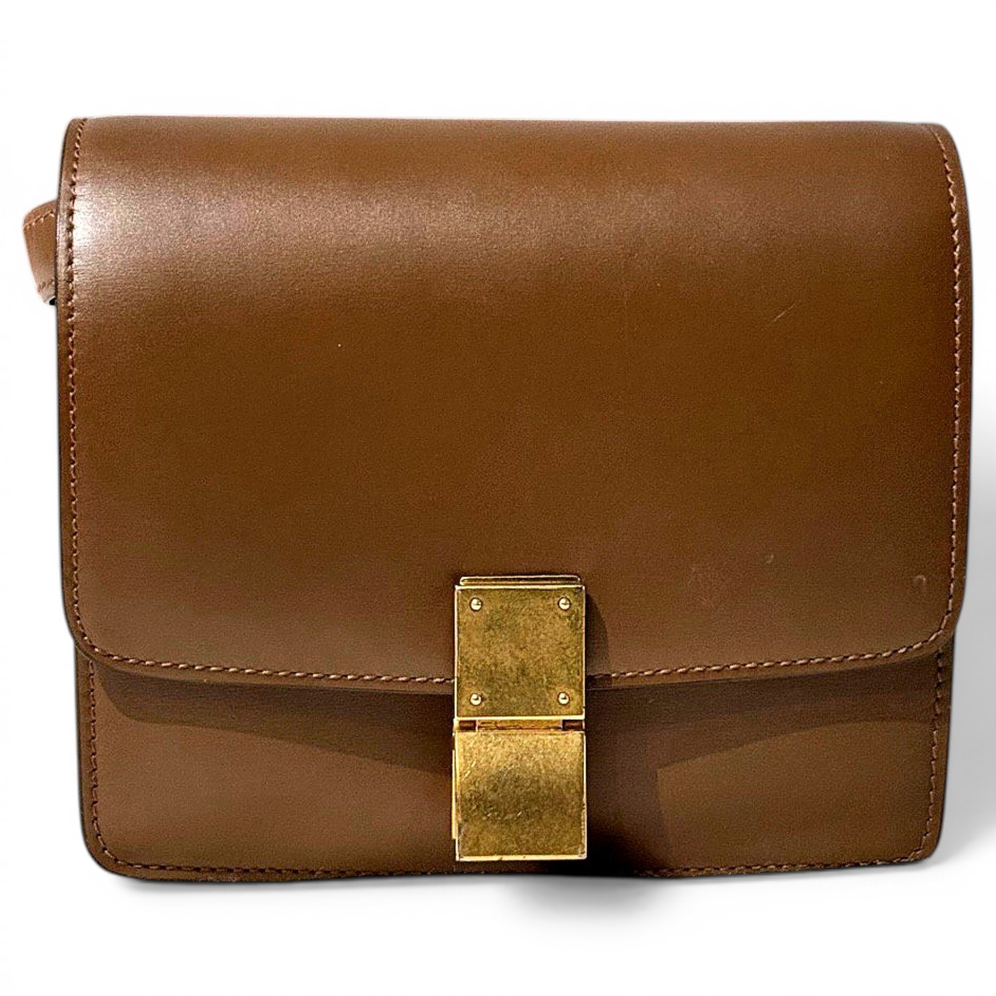 Classic leather handbag