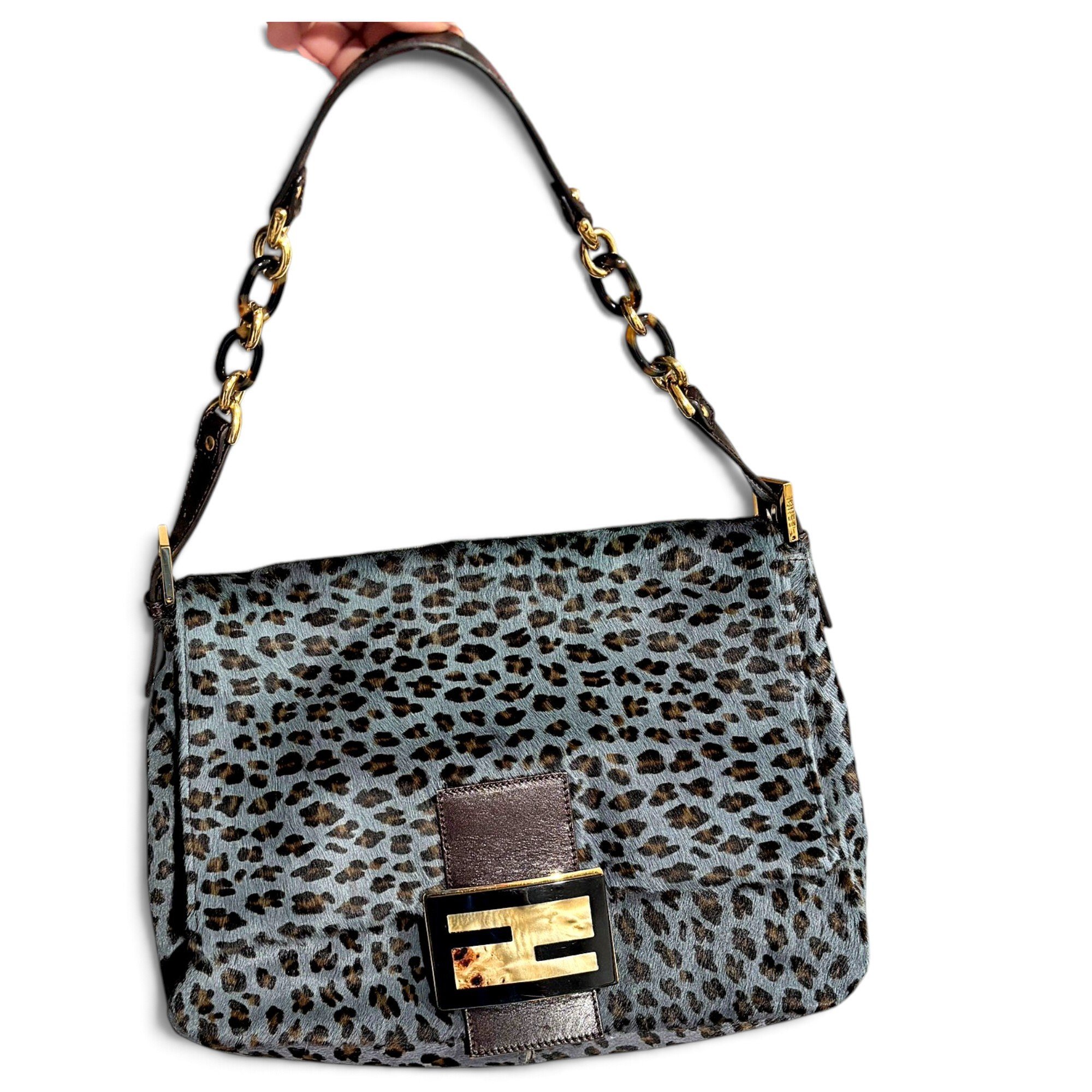Mamma Baguette pony-style calfskin handbag