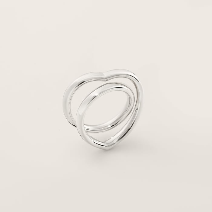 Sans Coloris Vertige Cœur Ring, Medium Model