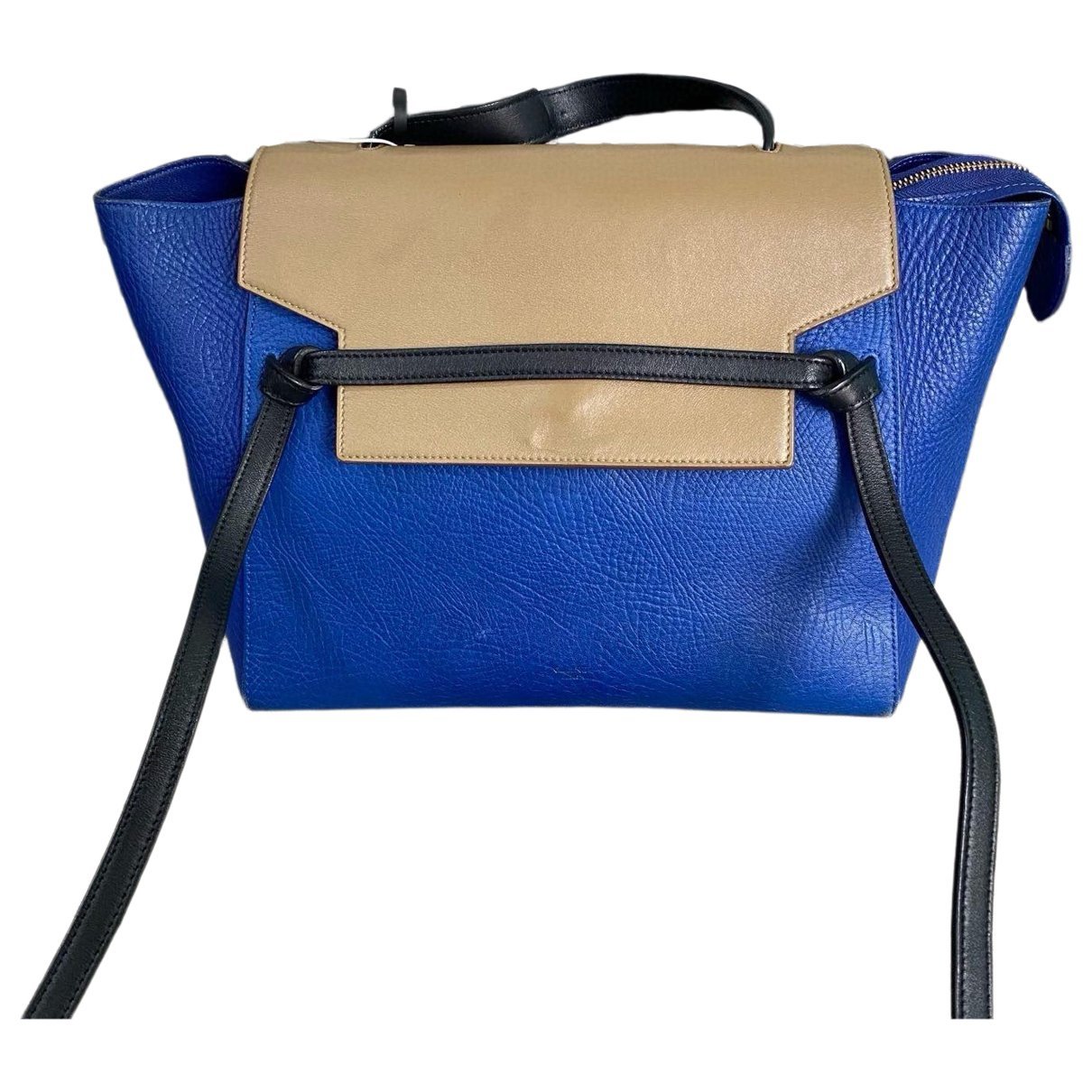Belt leather handbag