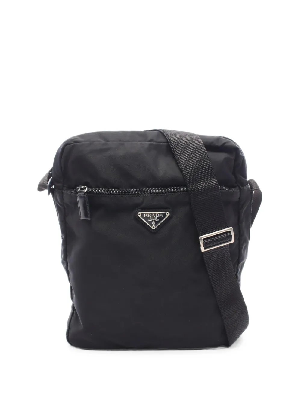 2000s triangle logo shoulder bag