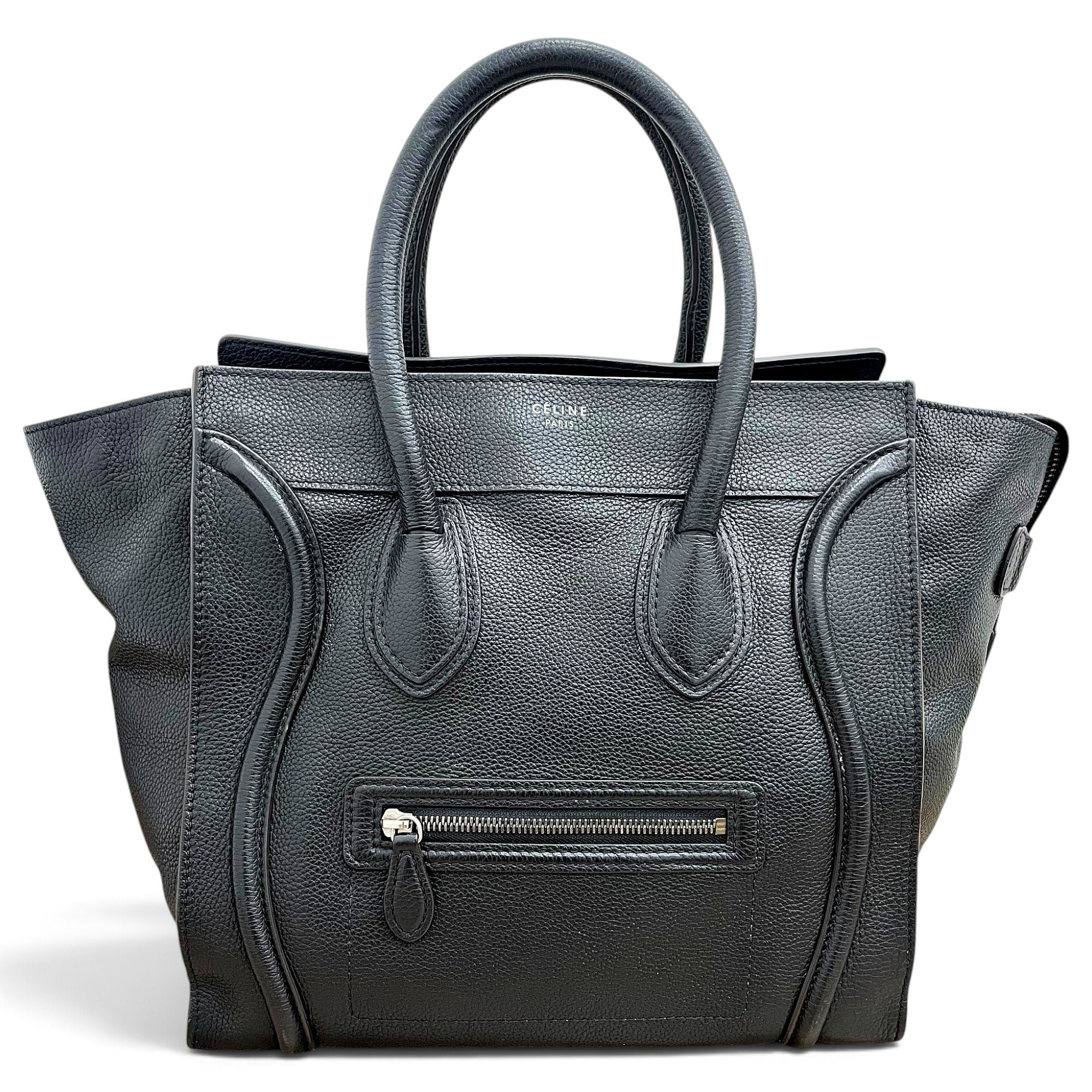 Luggage leather handbag