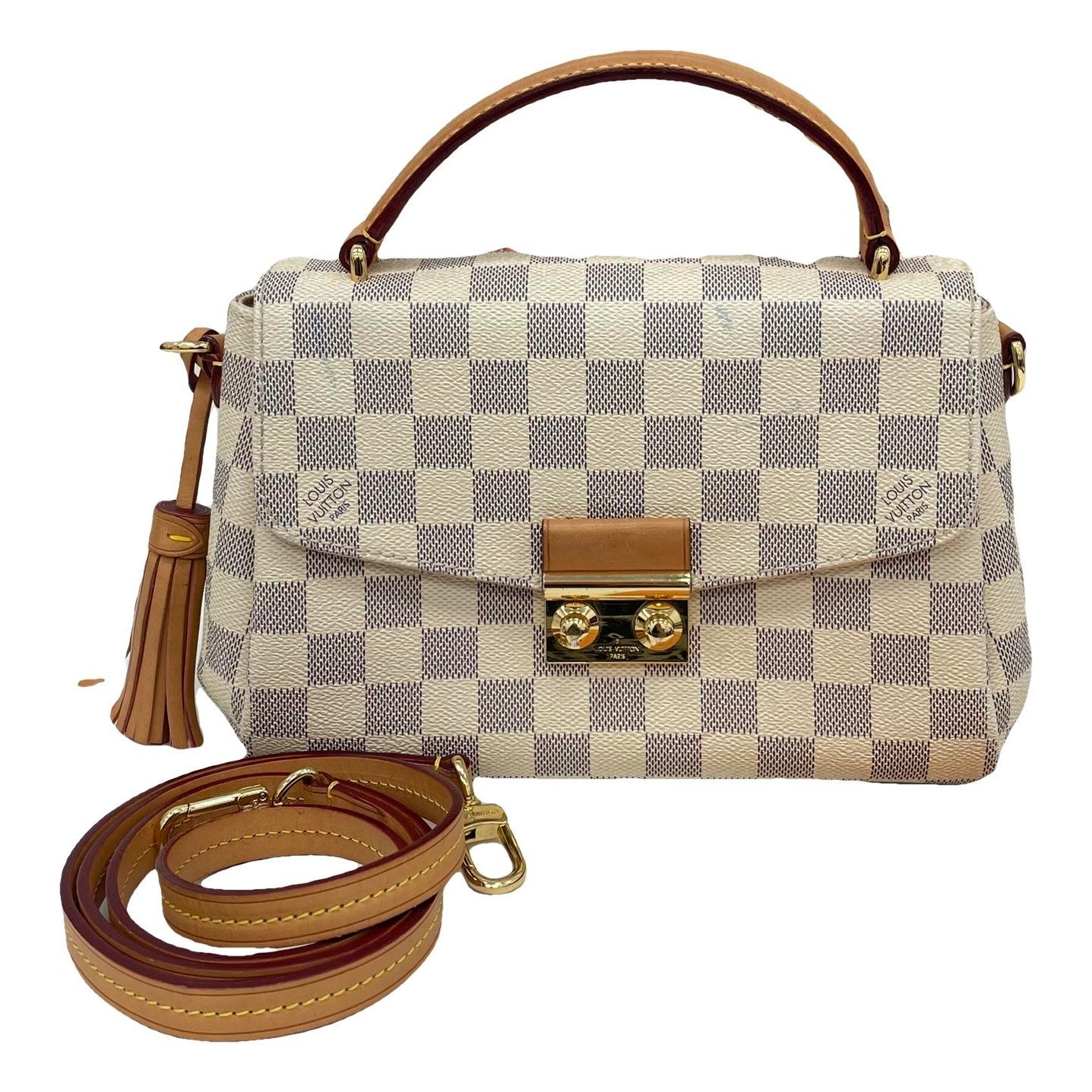 Croisette leather handbag