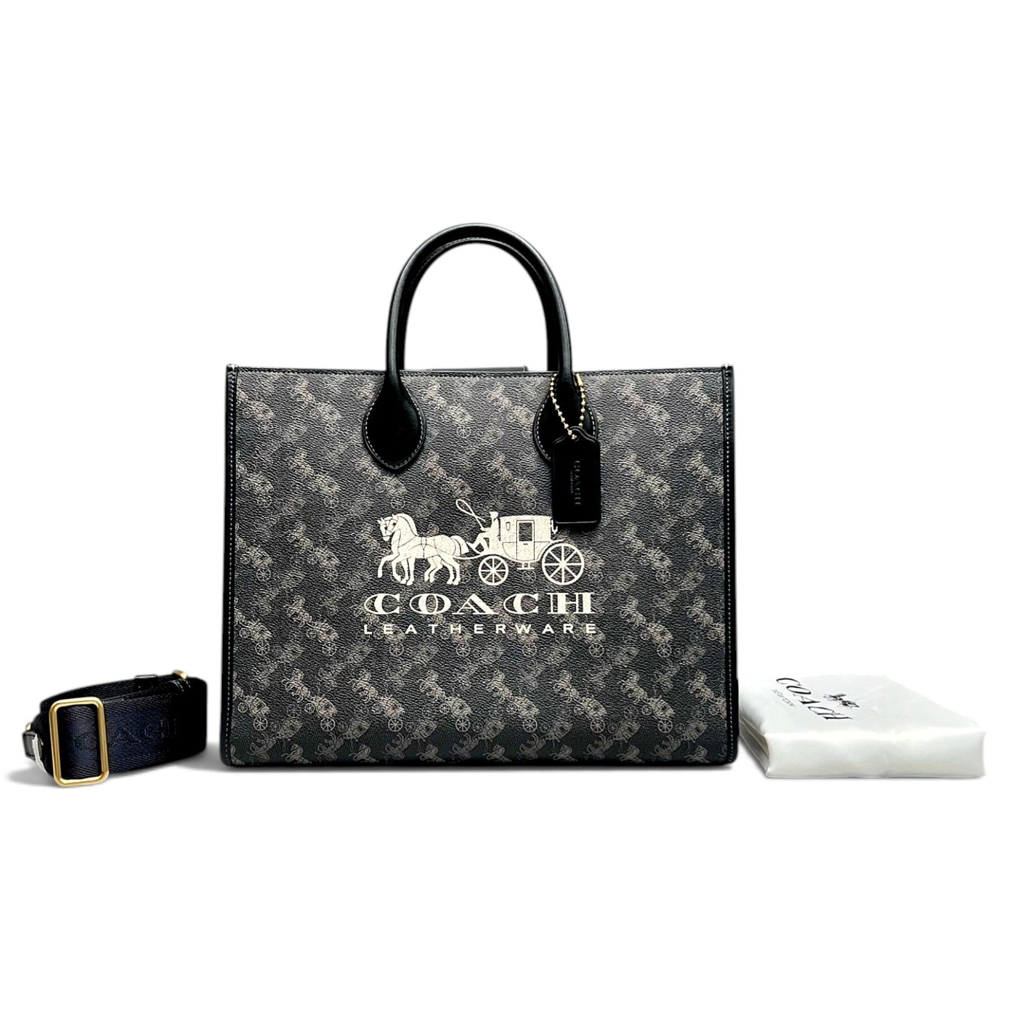 Leather tote