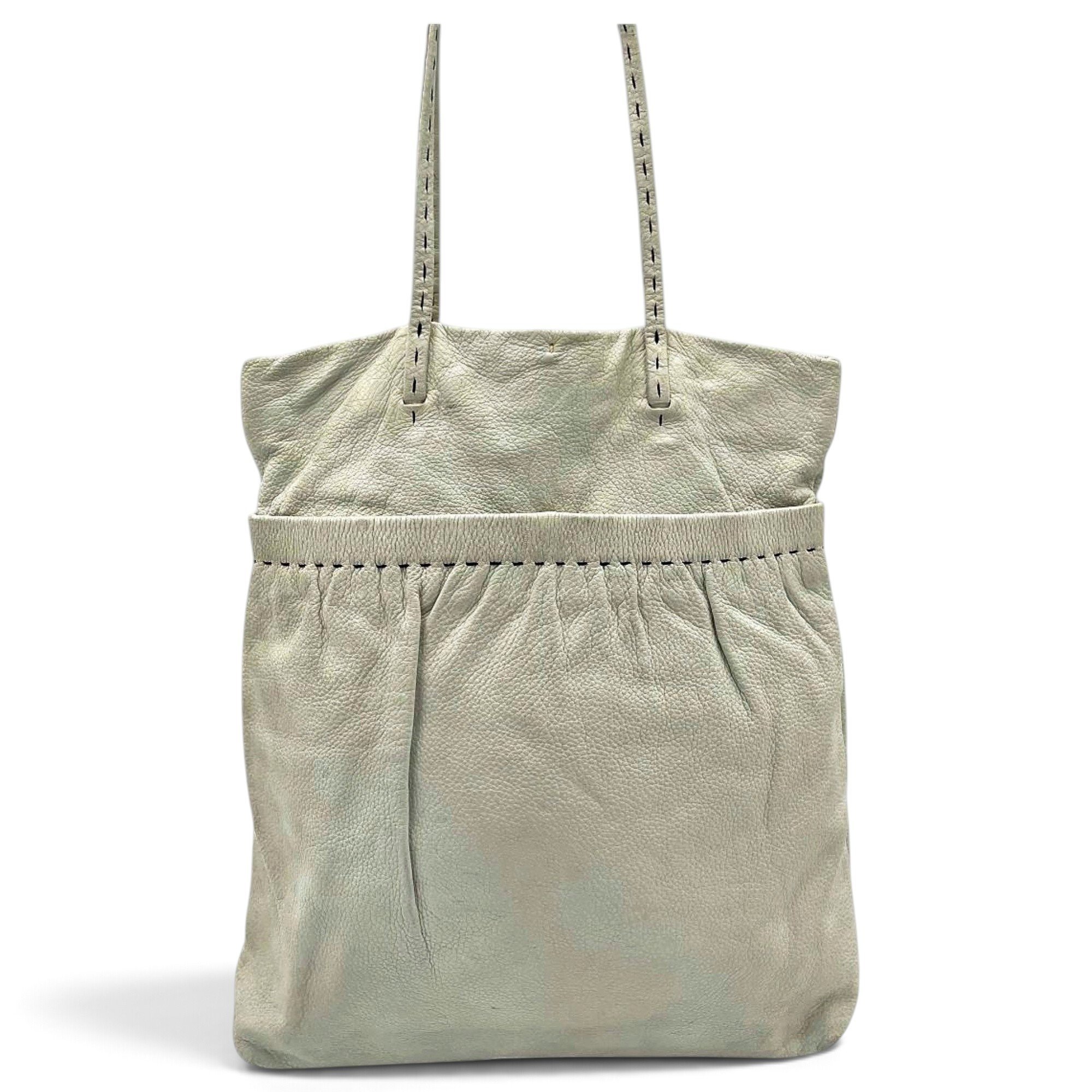 Leather tote