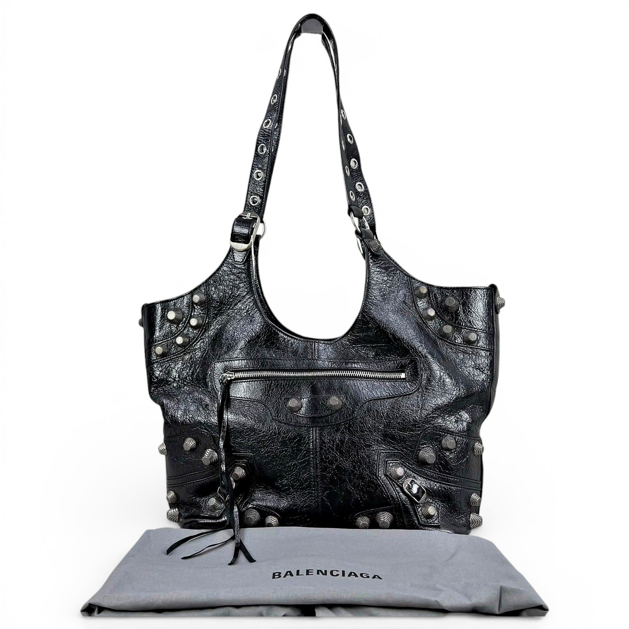 Balenciaga Le Cagole leather handbag