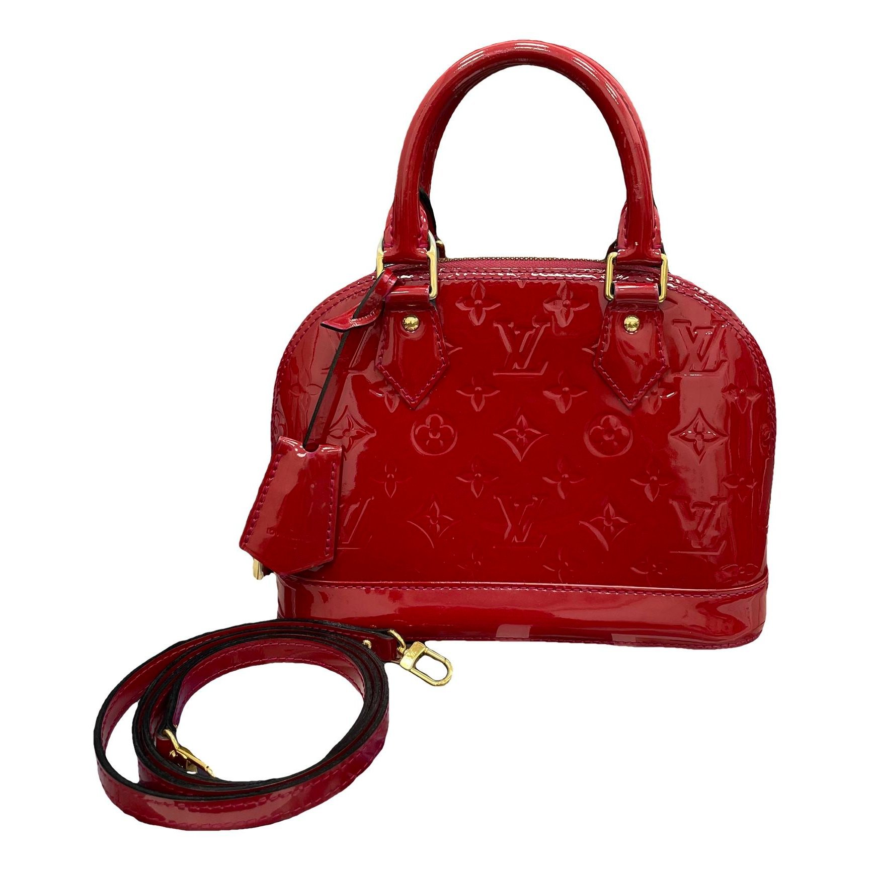Alma BB patent leather handbag