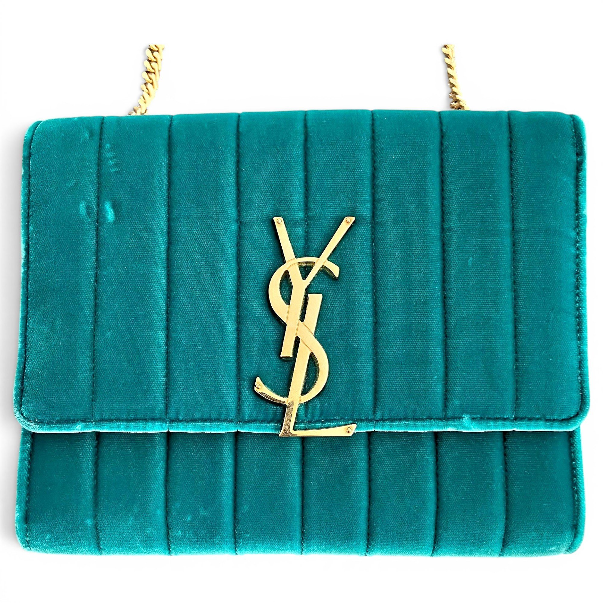Portefeuille enveloppe velvet crossbody bag