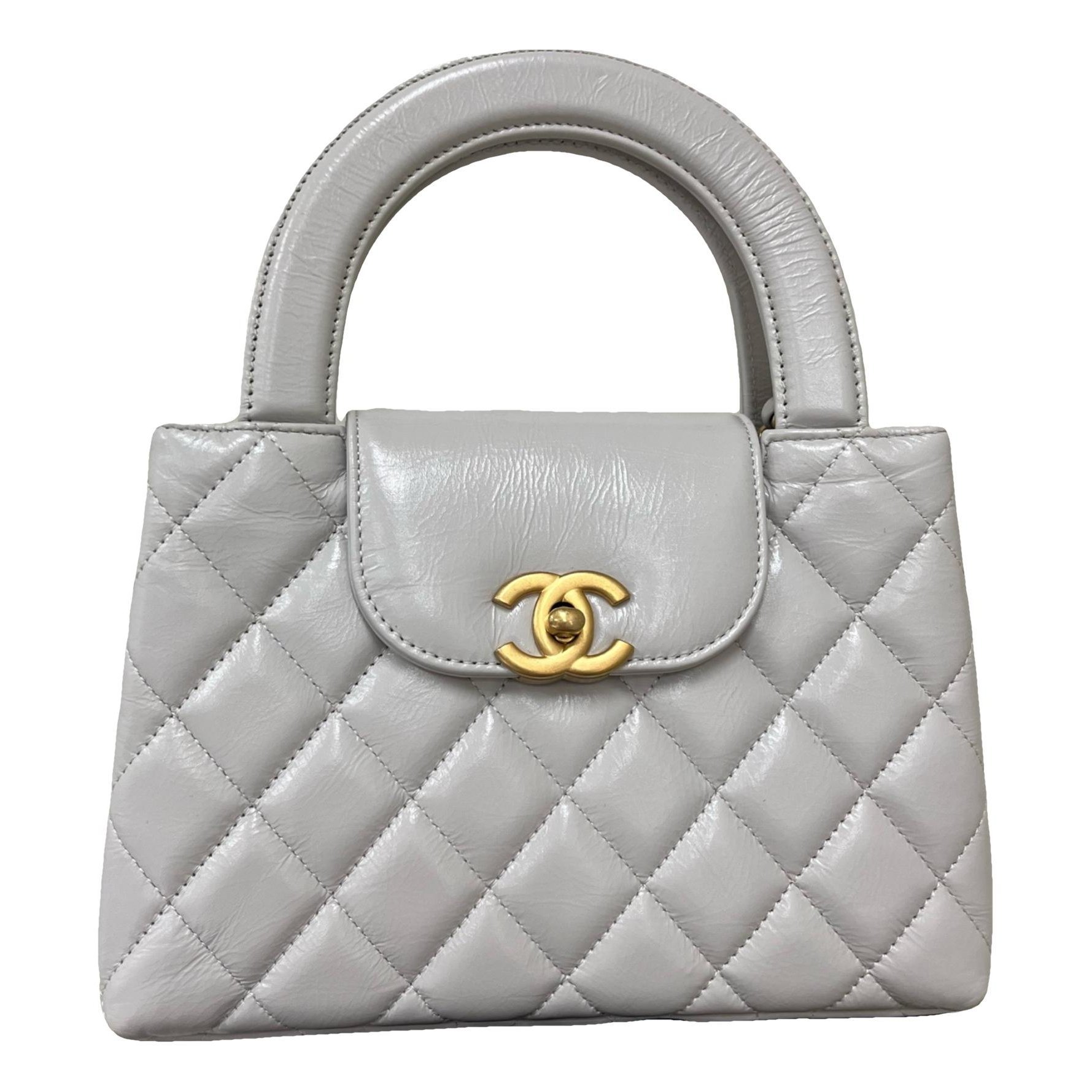 Mini Shopping leather handbag