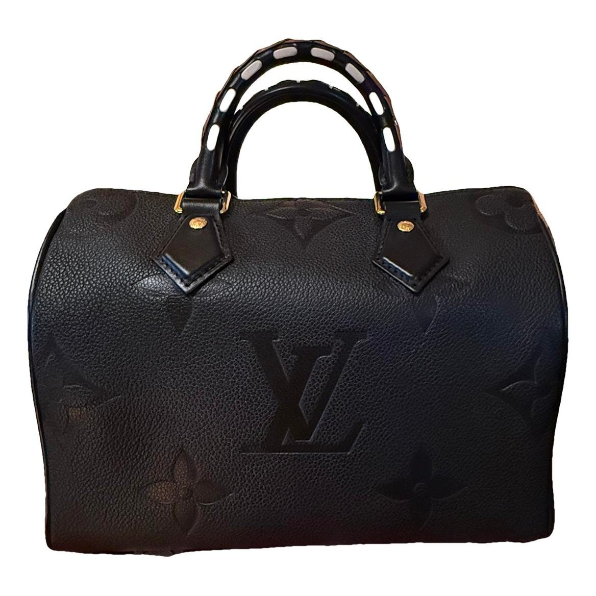 Speedy leather handbag