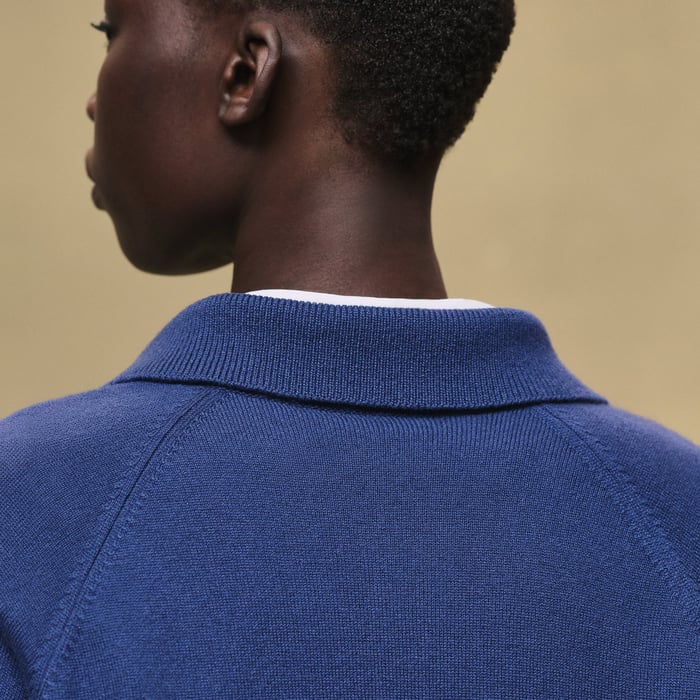 Bleu Outremer Wide Sweater