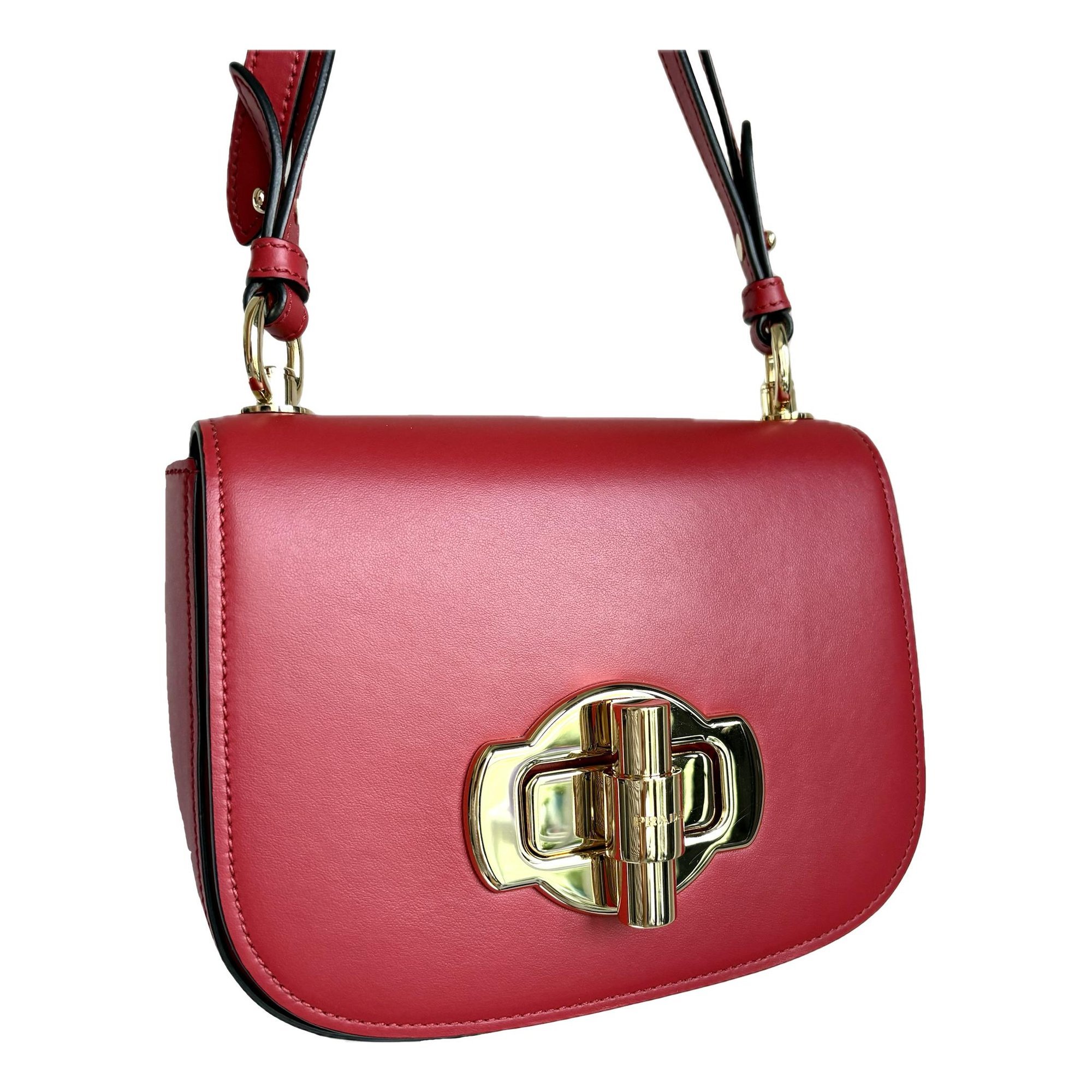 Pionnière leather crossbody bag