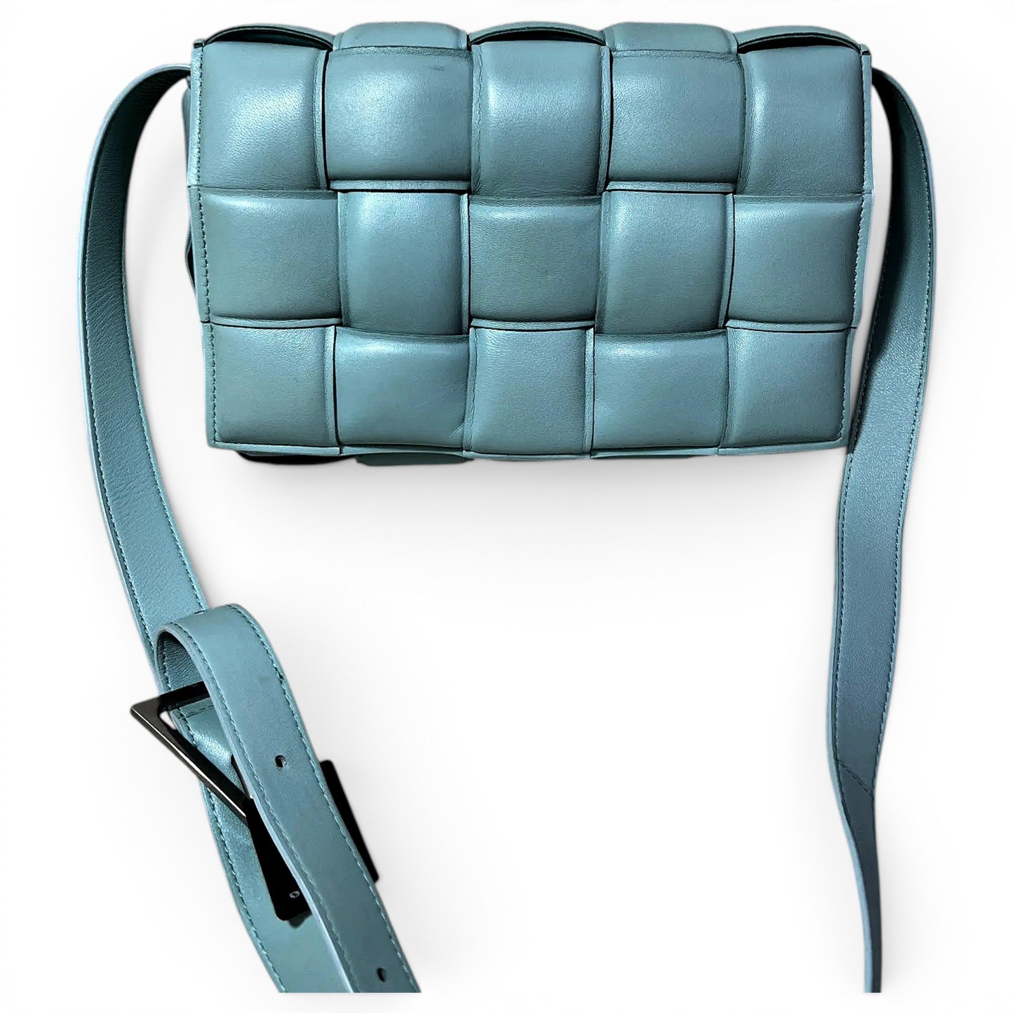 Cassette leather crossbody bag