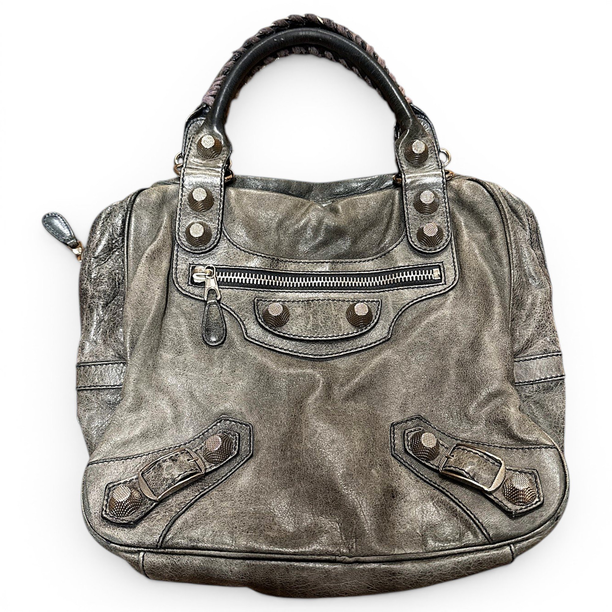 Leather handbag