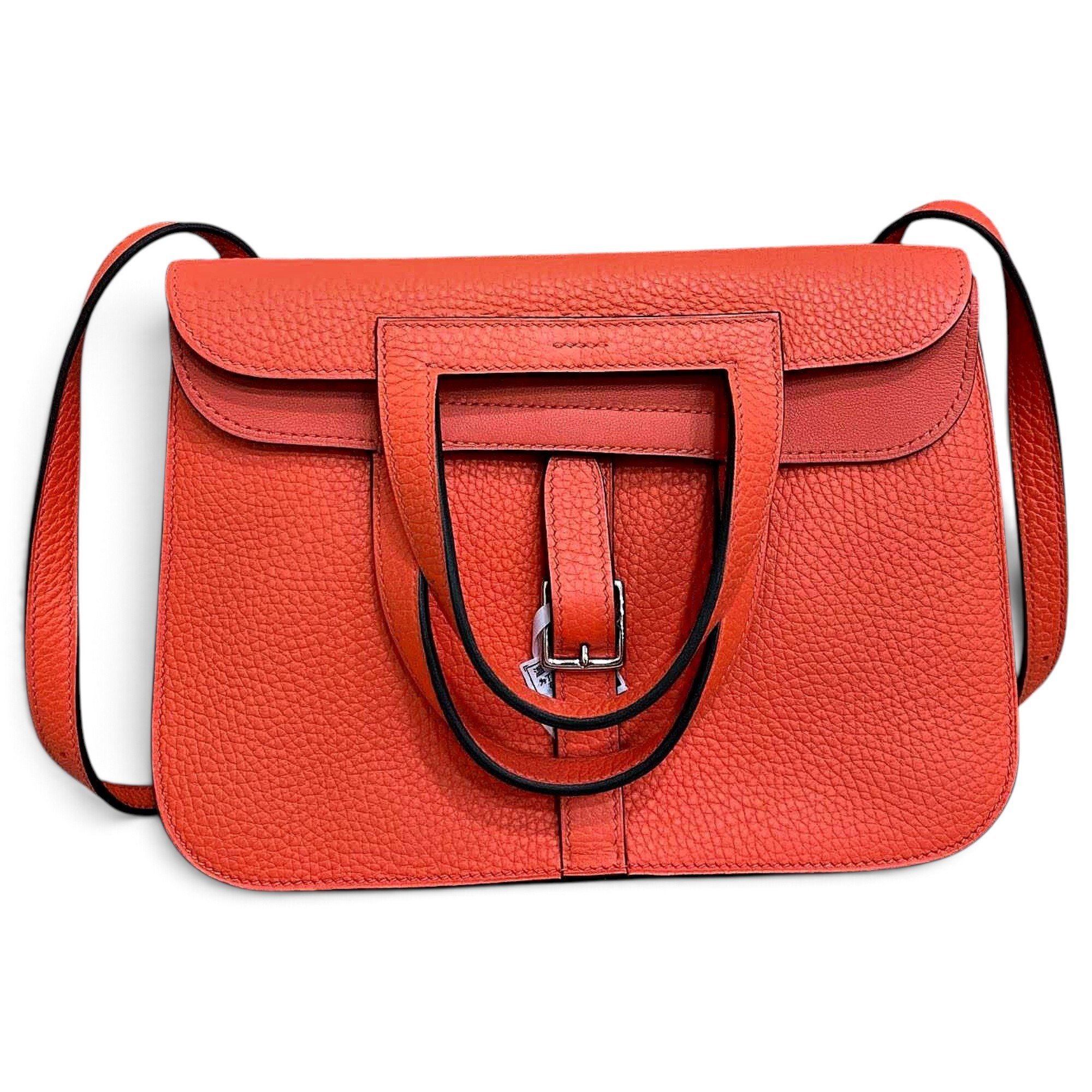 Halzan leather handbag