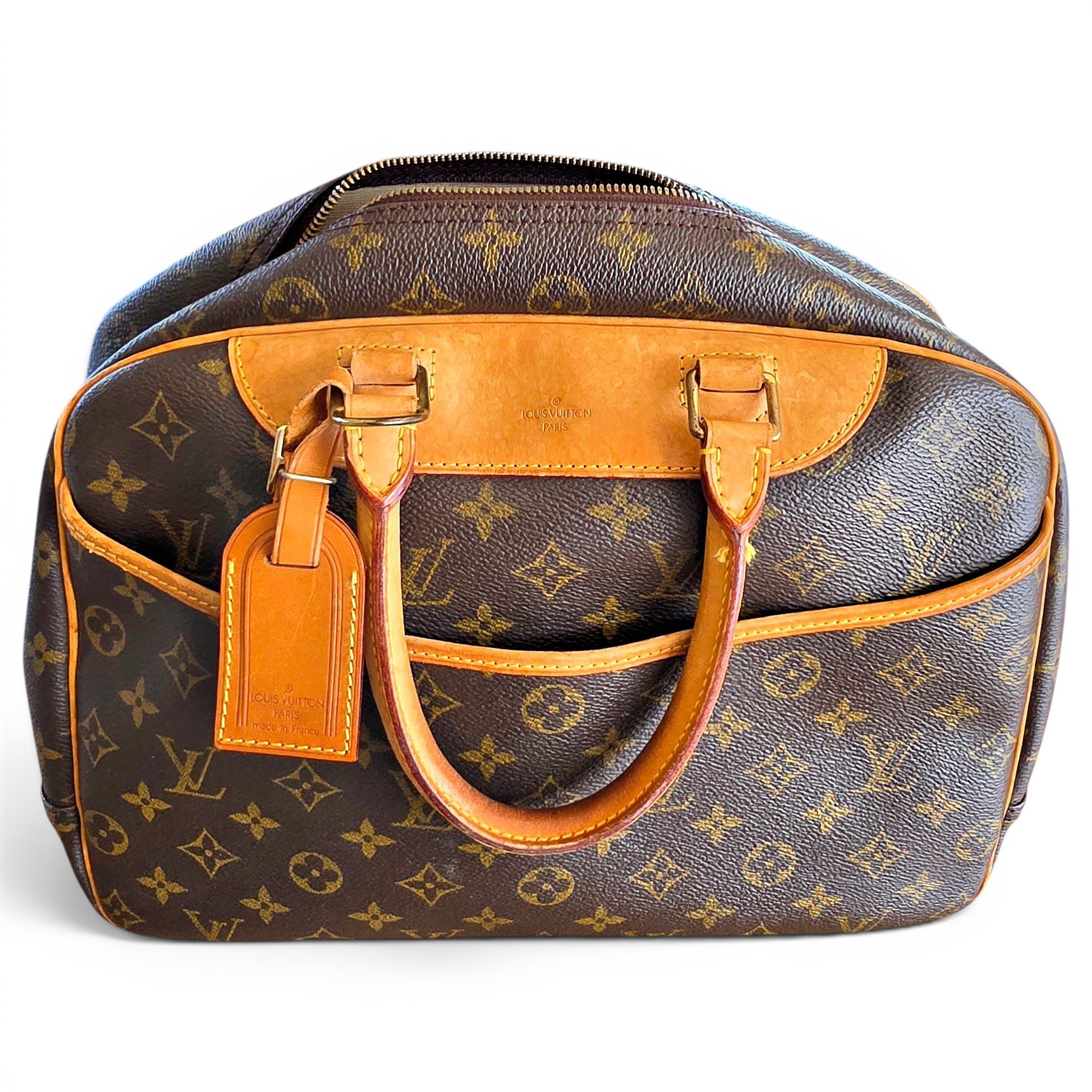 Deauville leather handbag