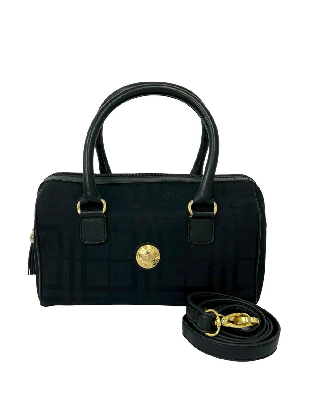 Burberry 2000-2017 Haymarket Check Canvas satchel