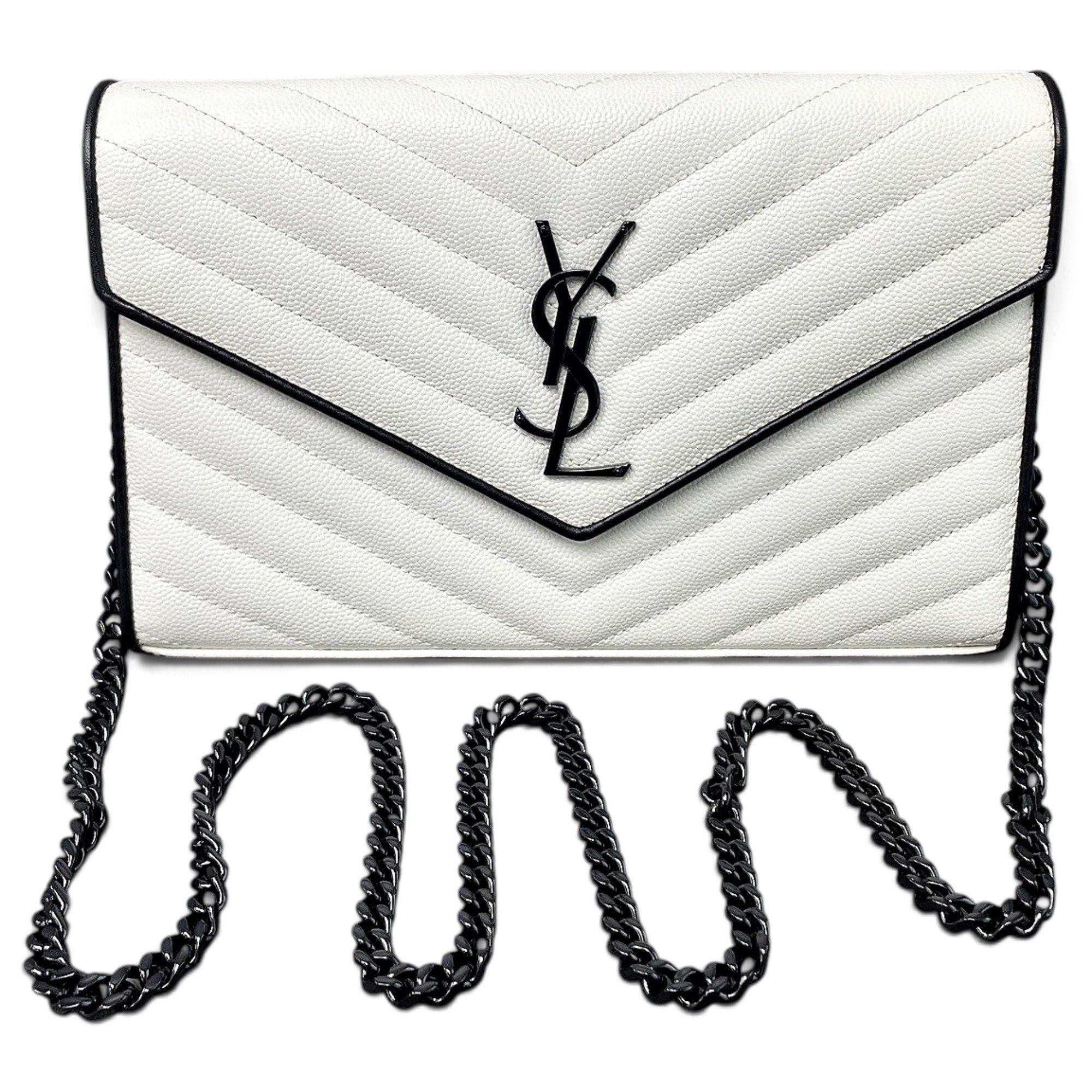 Portefeuille enveloppe leather handbag