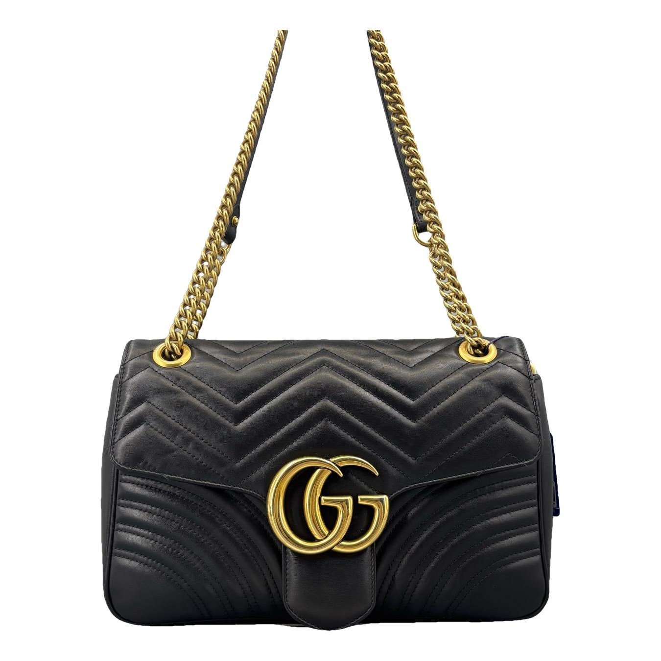 GG Marmont Flap leather handbag
