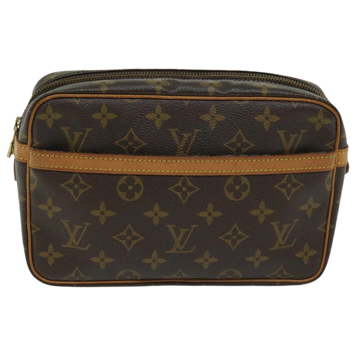Leather clutch bag