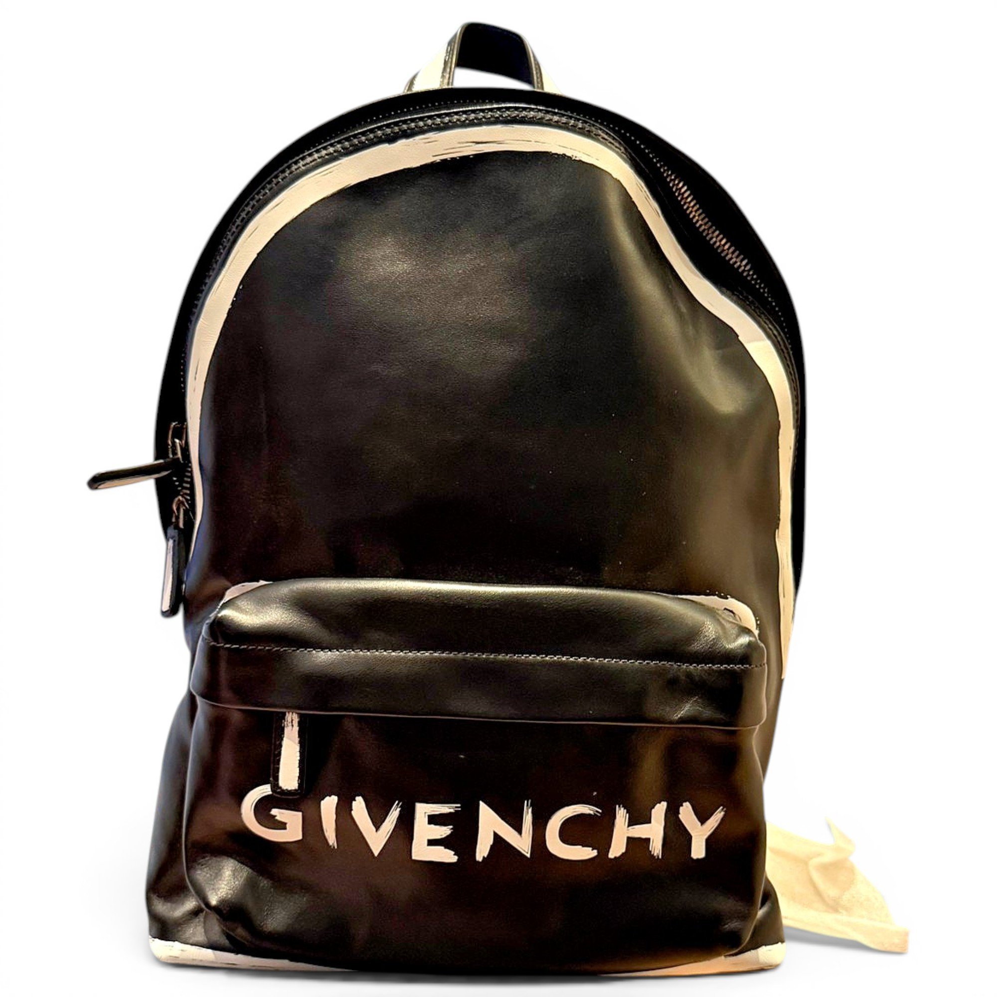 Leather backpack